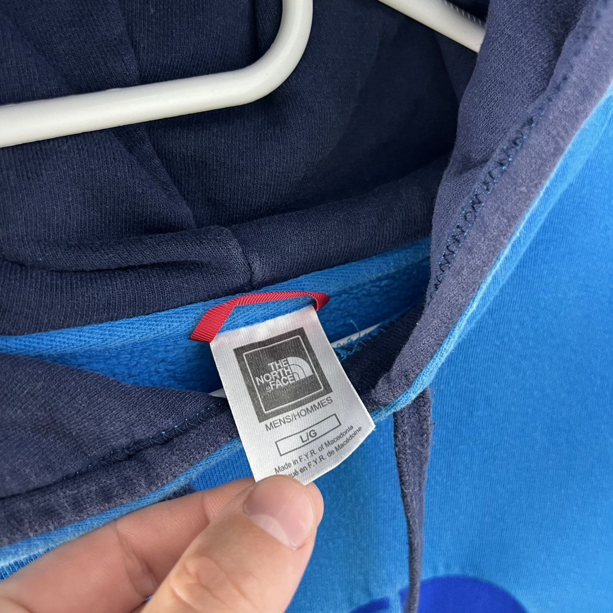The North Face Vintage Y2K The North Face Big Embroidered Logo Hoodie Size US L / EU 52-54 / 3 - 4 Thumbnail