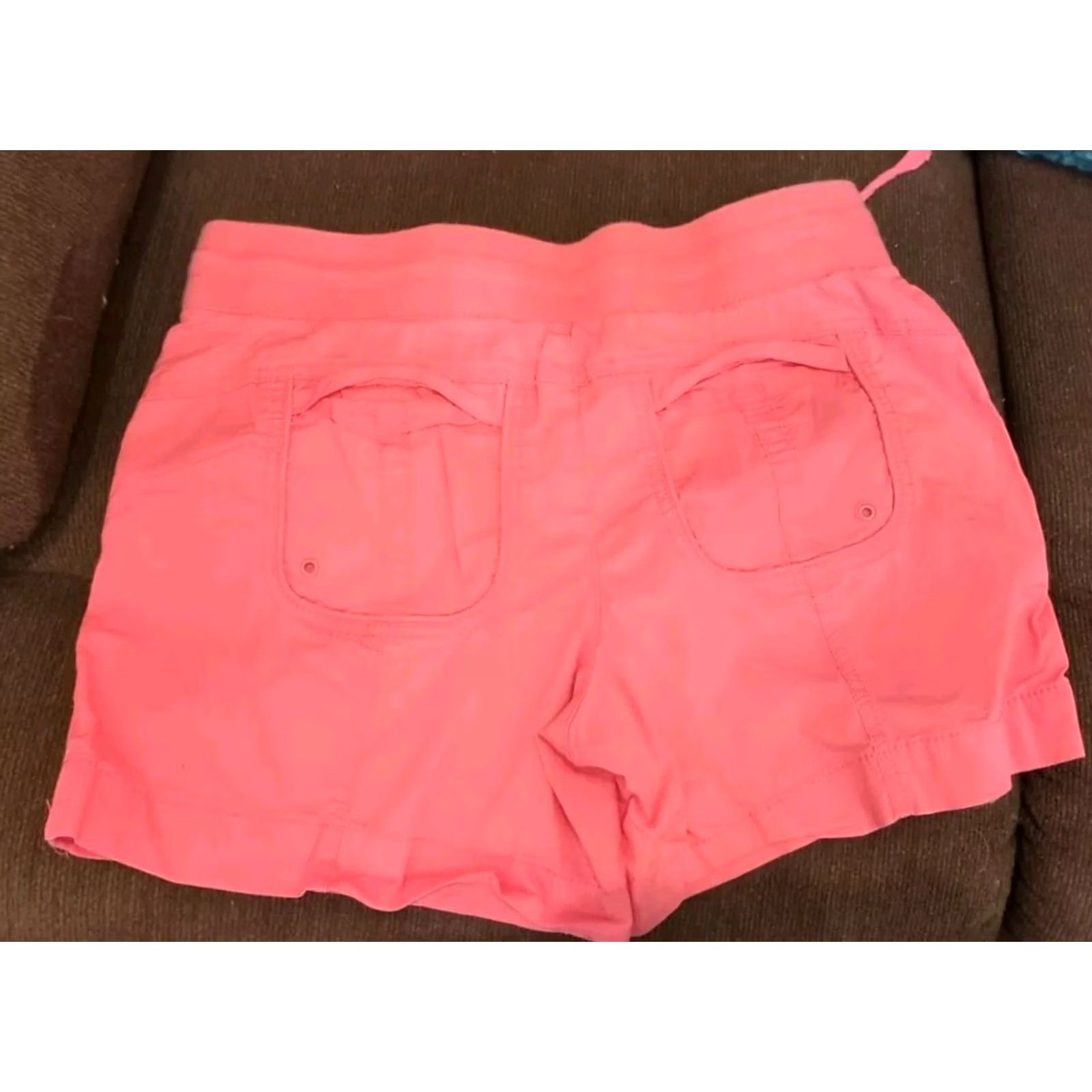 CO Khakis & Co Shorts Womens Size 8 Stretch Chino Drawstring Pocket Casual Ladies Size 30" / US 8 / IT 44 - 5 Thumbnail