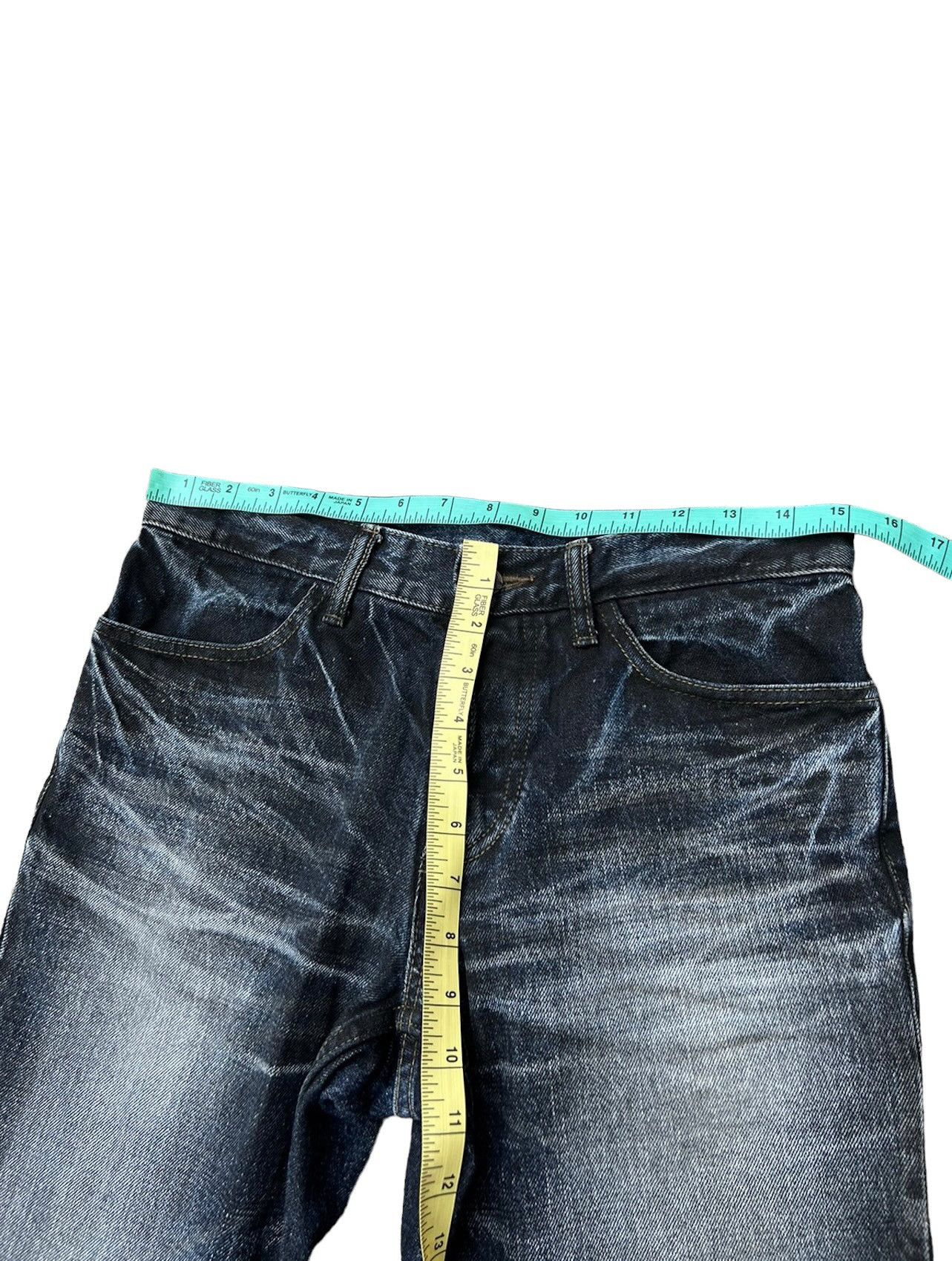 Shellac Shellac Shade Japan Waxed Denim Flare Jeans Size US 30 / EU 46 - 3 Thumbnail
