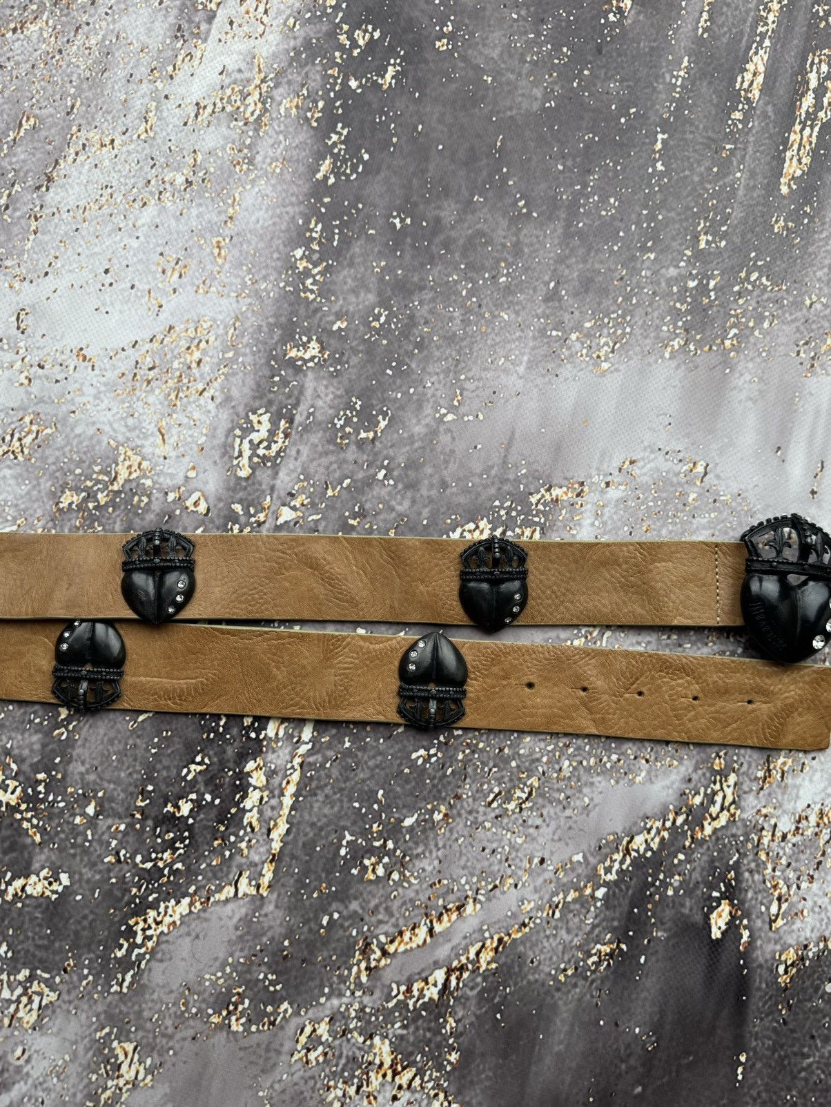 Just Cavalli × Roberto Cavalli × Vintage Just Cavalli Vintage Leather Belt Size ONE SIZE - 4 Thumbnail