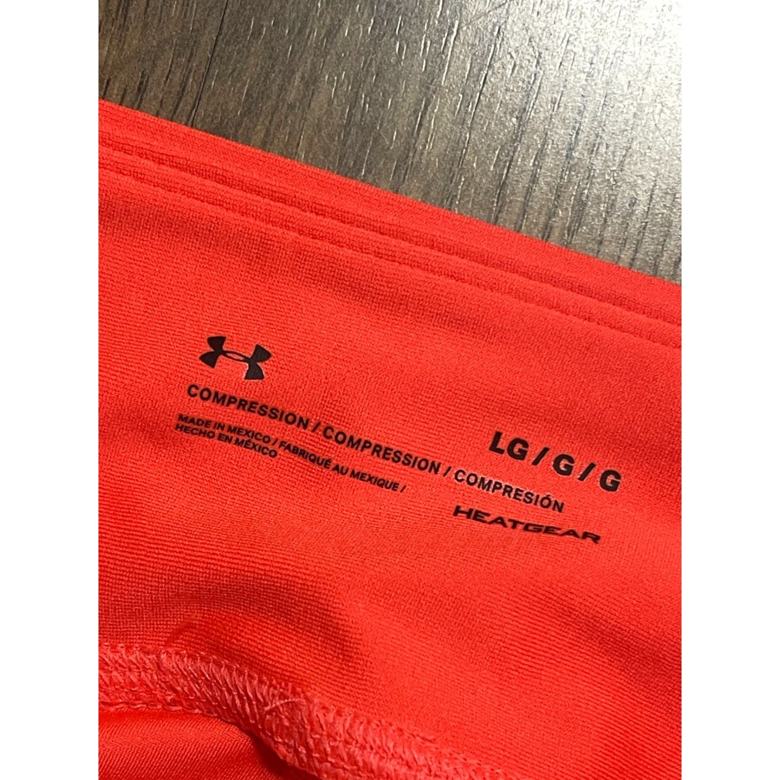Under Armour Under Armour Women’s Capri Leggings, Size Large, Orange, Pull On, Skinny Fit, 24 in Inseam, Athletic Wear Size 28" / US 6 / IT 42 - 3 Thumbnail
