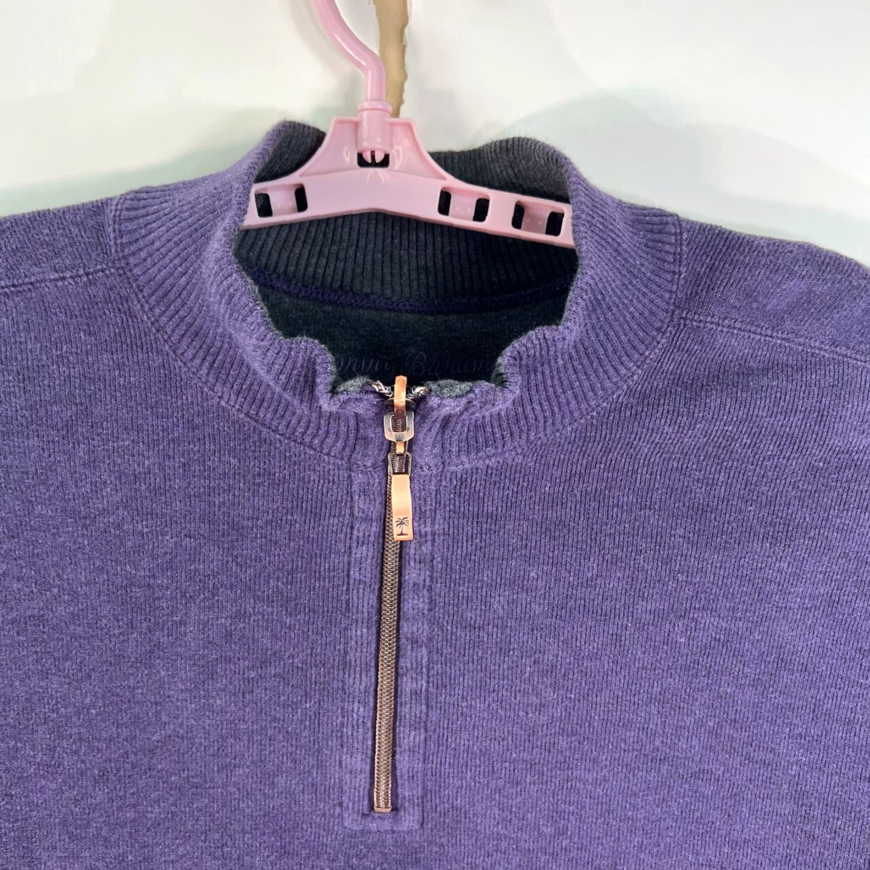 Tommy Bahama Tommy Bahama Sweatshirt 1/4 Zip Mens Size XXL Purple Jacket Size US XXL / EU 58 / 5 - 2 Thumbnail