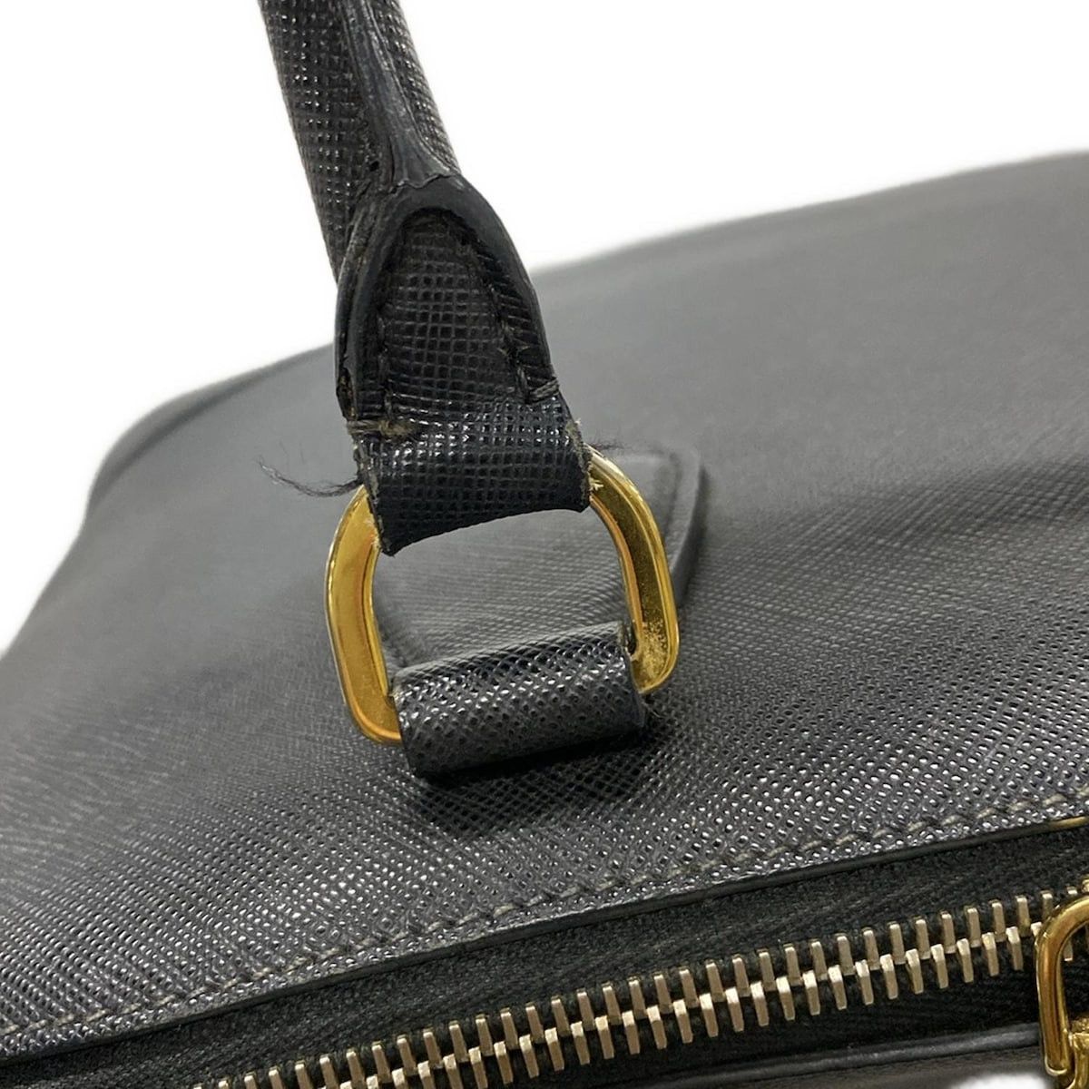 Prada PRADA Triangle Logo Handbag Saffiano Lux (Leather) Size ONE SIZE - 16 Thumbnail