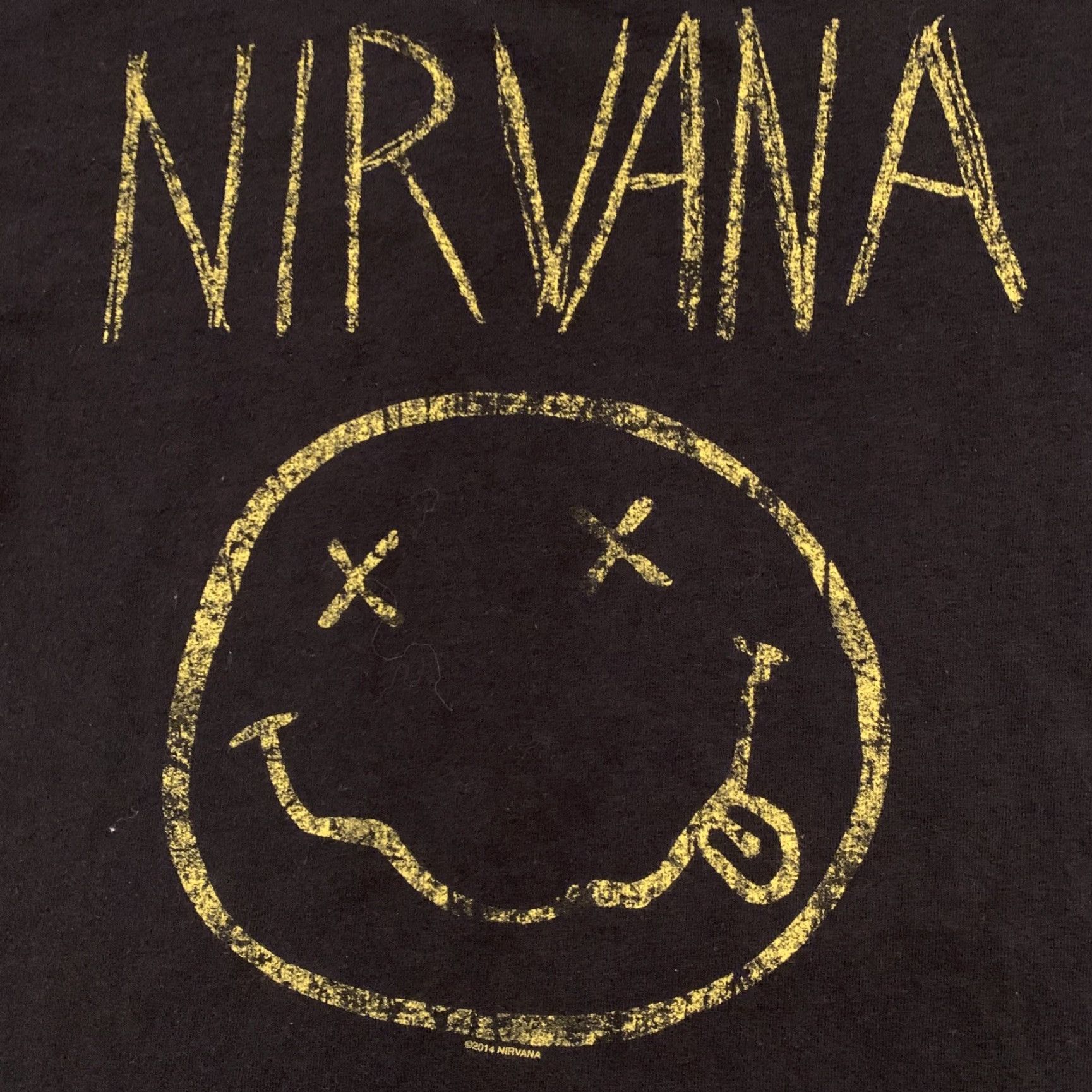Vintage Nirvana Smiley Face Graphic T-Shirt Men’s Black Size Small Rock 2014 Size US S / EU 44-46 / 1 - 2 Thumbnail