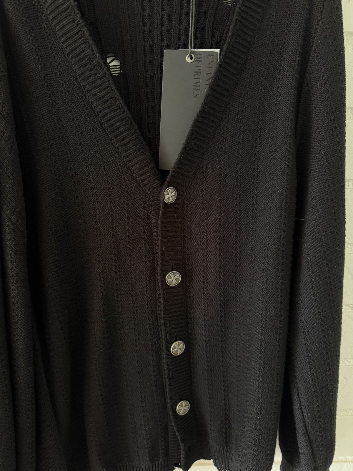 Enfants Riches Deprimes Enfants Riches Déprimés asymmetrical black cardigan Size US L / EU 52-54 / 3 - 2 Thumbnail