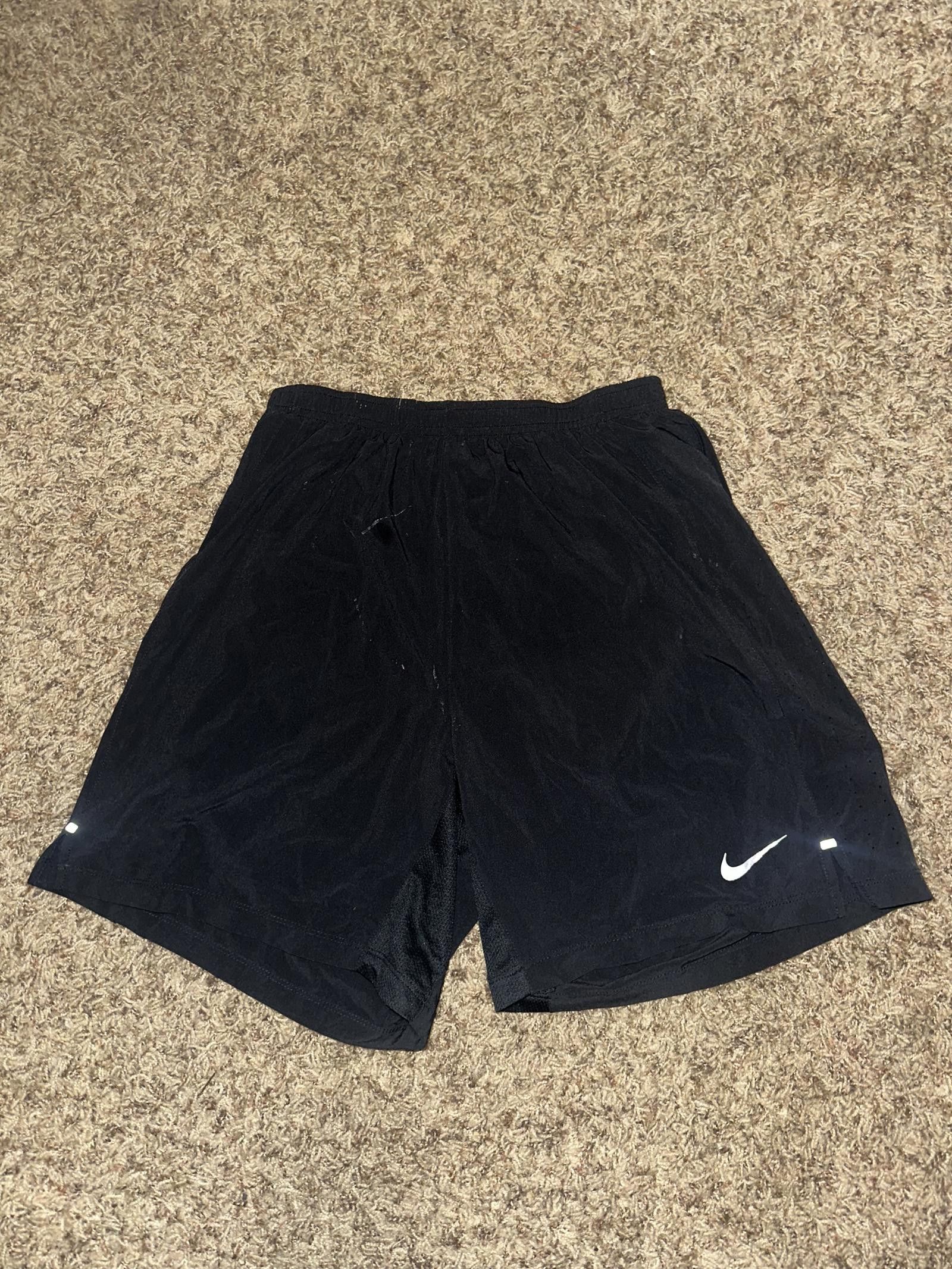 Nike Mens Nike 2-in-1 Compression Shorts Black Volt Neon 2015 Size US 32 / EU 48 - 1 Thumbnail