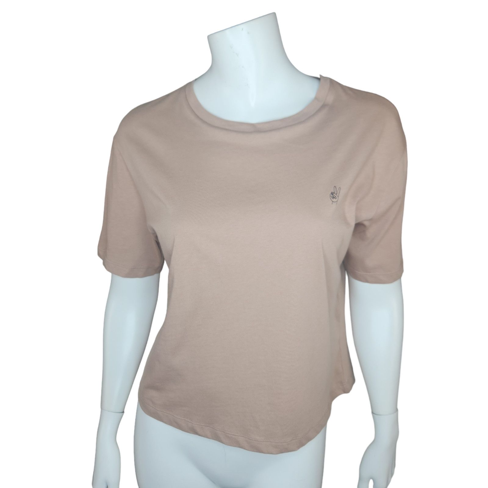 Oak + Fort Oak + Fort Womens XS Cropped Short Sleeve Tee NWT Size XS / US 0-2 / IT 36-38 - 1 Thumbnail