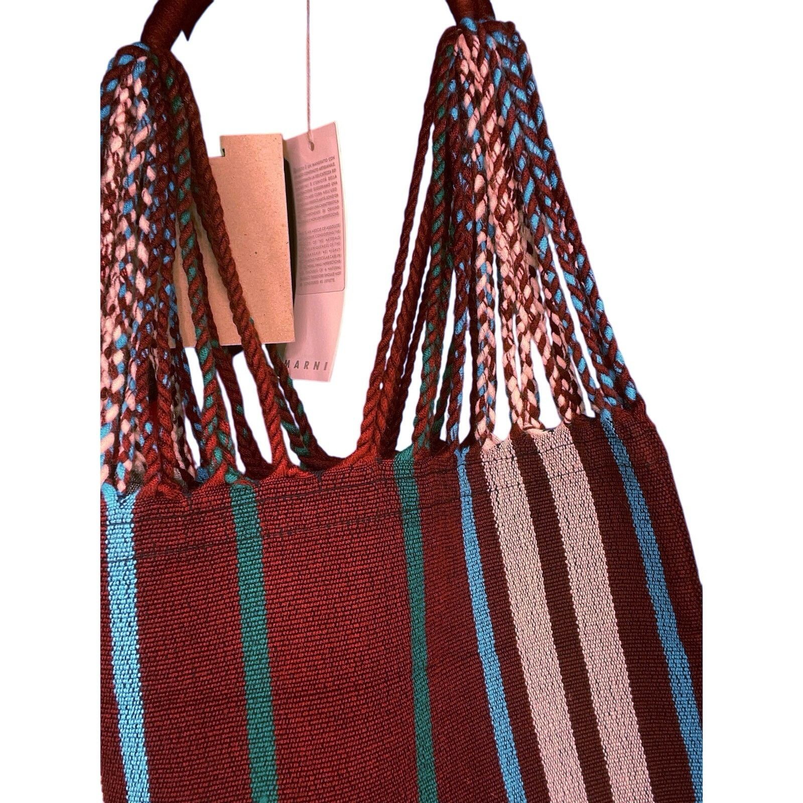 Marni Marni Market Hammock Bag, Coffee, NWT Size ONE SIZE - 4 Thumbnail