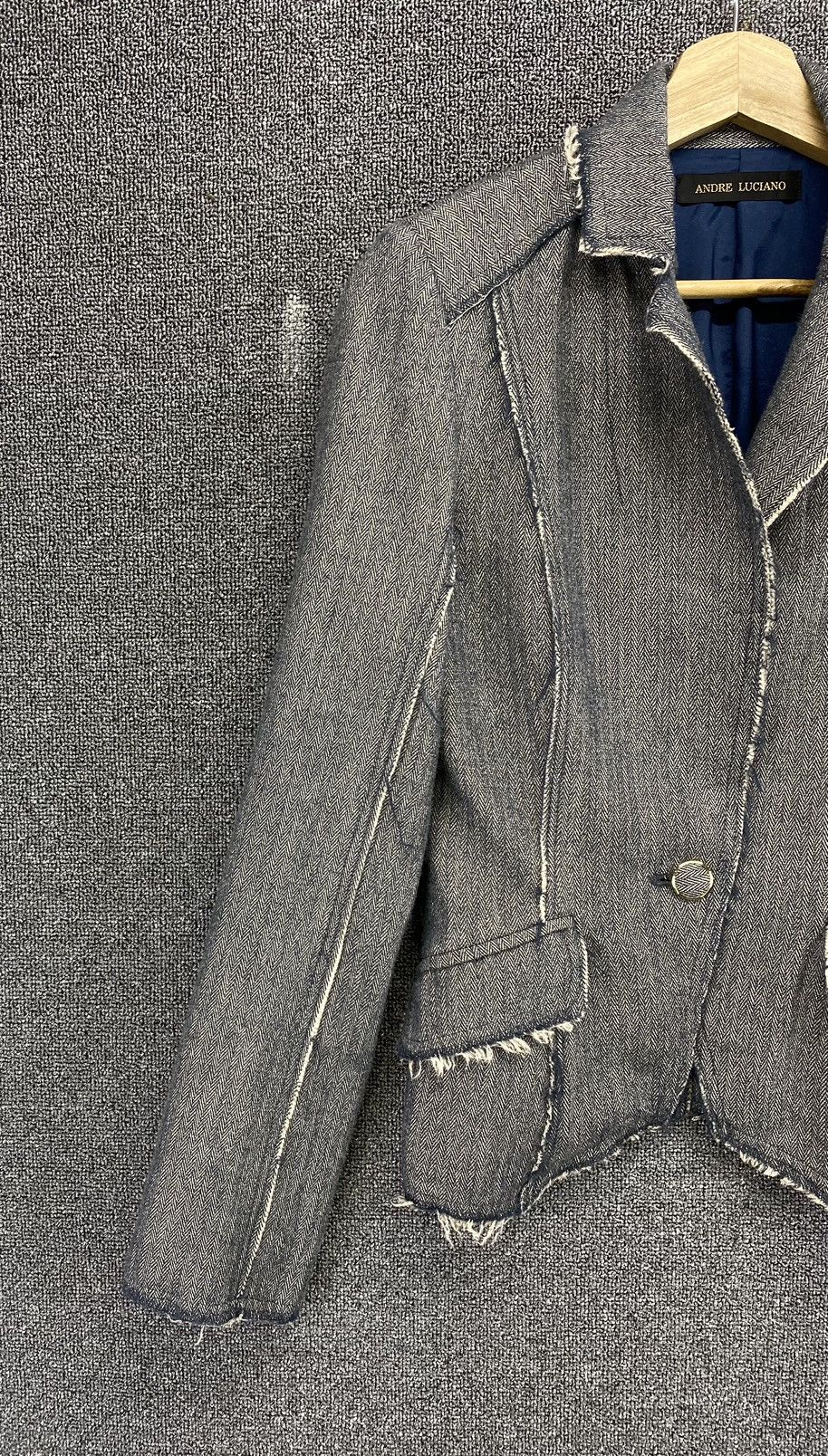 Andreluciano Vintage Andreluciano Punk Style Wool Coat jacket Size S / US 4 / IT 40 - 3 Thumbnail