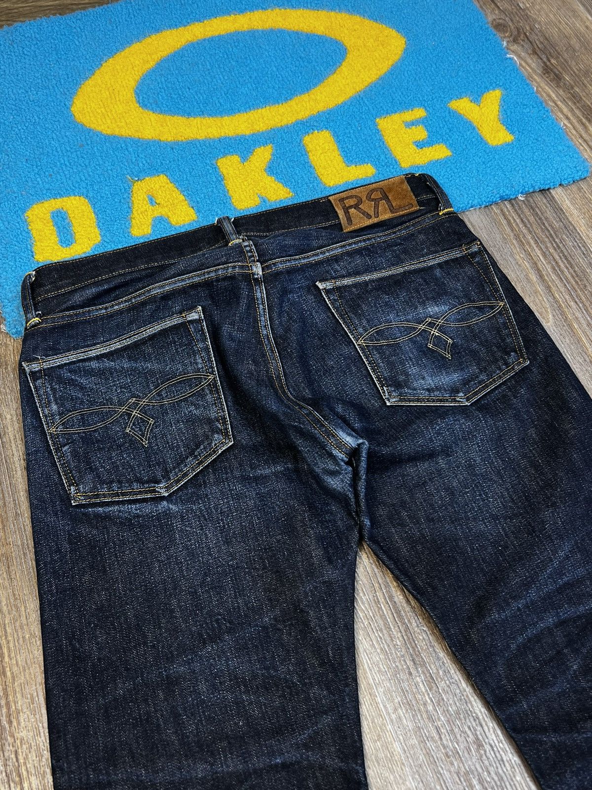 Polo Ralph Lauren × RRL Ralph Lauren × Vintage Double RL Polo Ralph Blue Denim Selvedge Pant size 31x32 Size US 31 - 8 Thumbnail