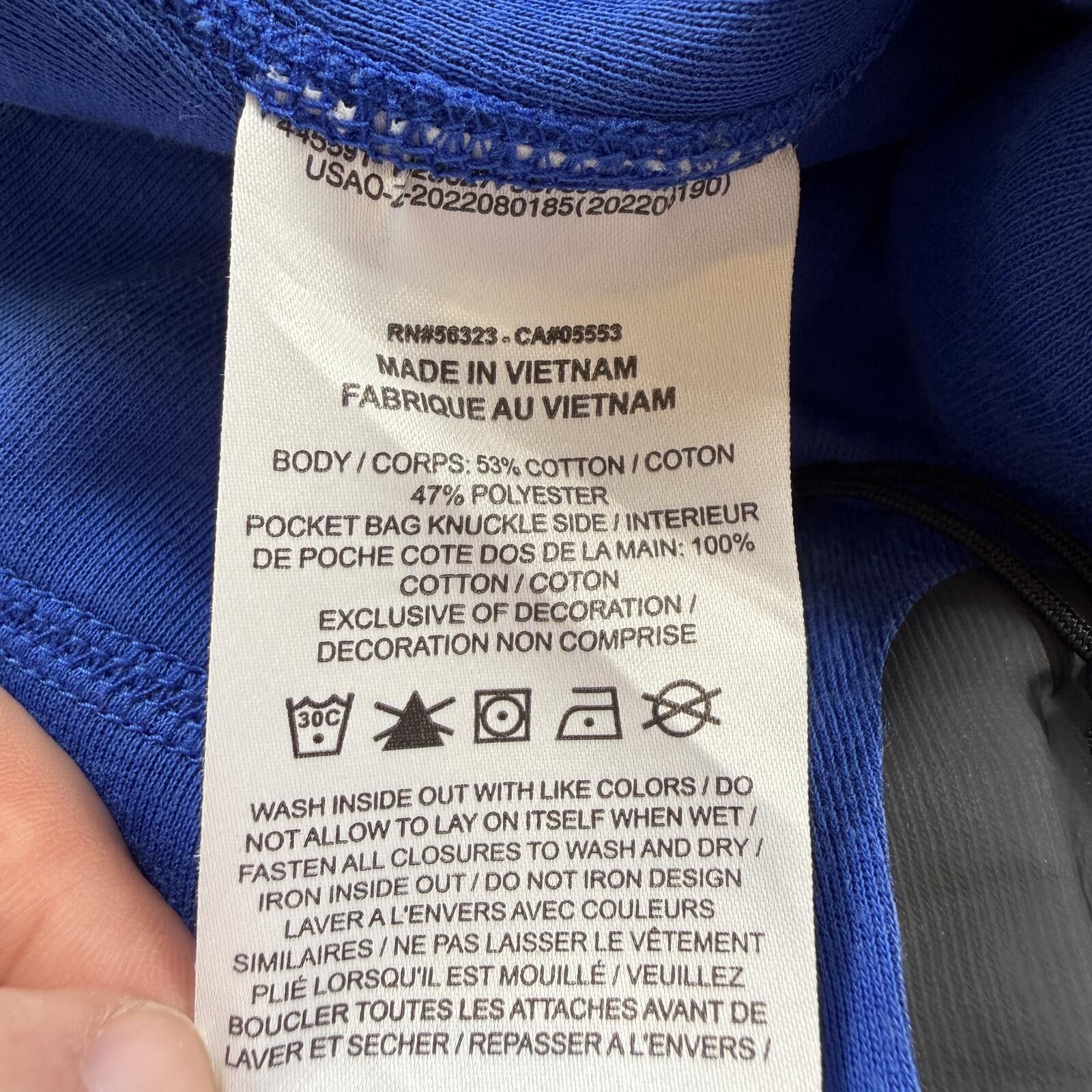 Nike Nike Tech Fleece Mens L Jogger Pants Royal Blue Sweatpants Size US 34 / EU 50 - 6 Thumbnail