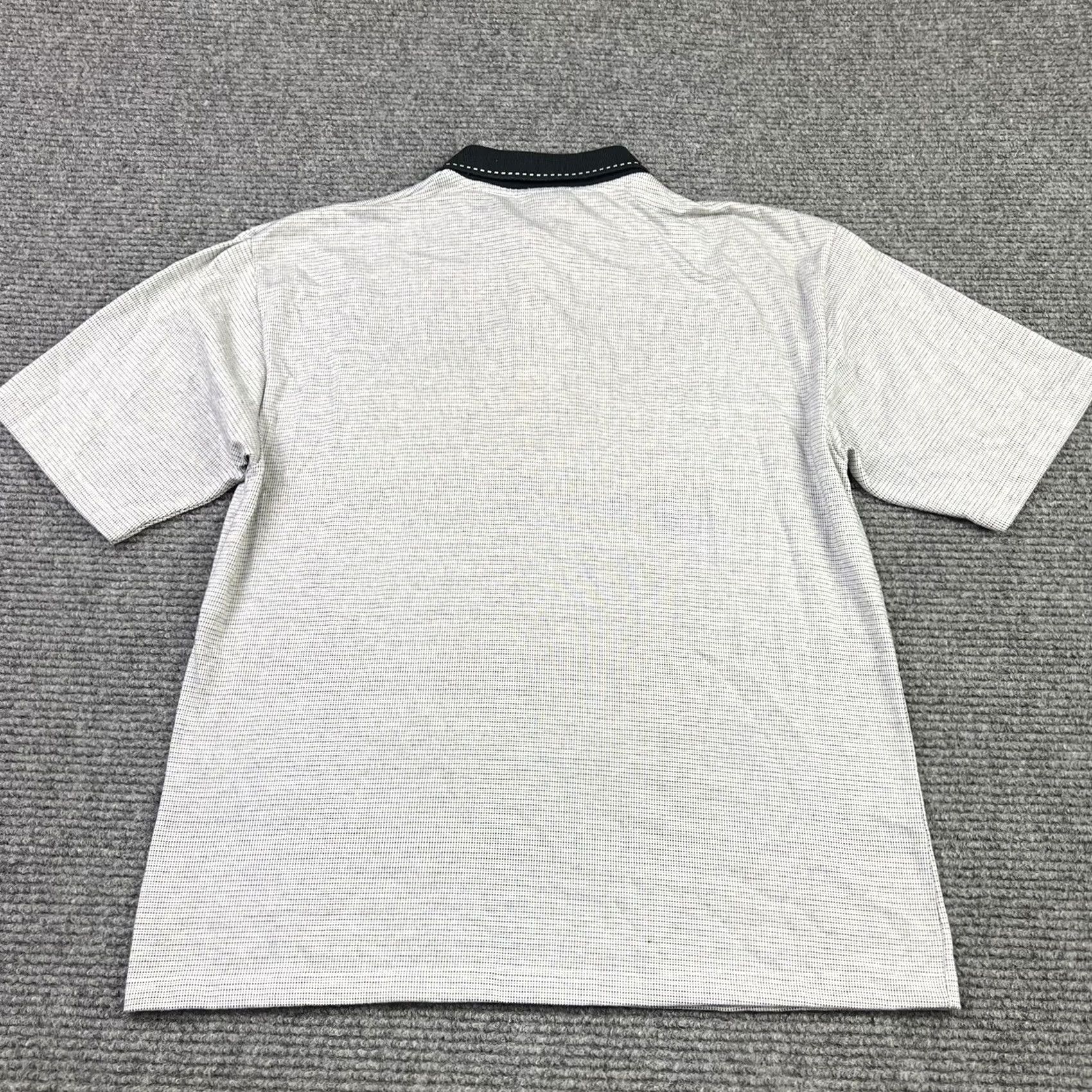 Vintage VINTAGE Andhurst Polo Shirt Mens Large Blue Gray 90s Golf Polo Shirt Polo Short Sleeve Collared Front Pocket Made In USA Size US L / EU 52-54 / 3 - 3 Thumbnail