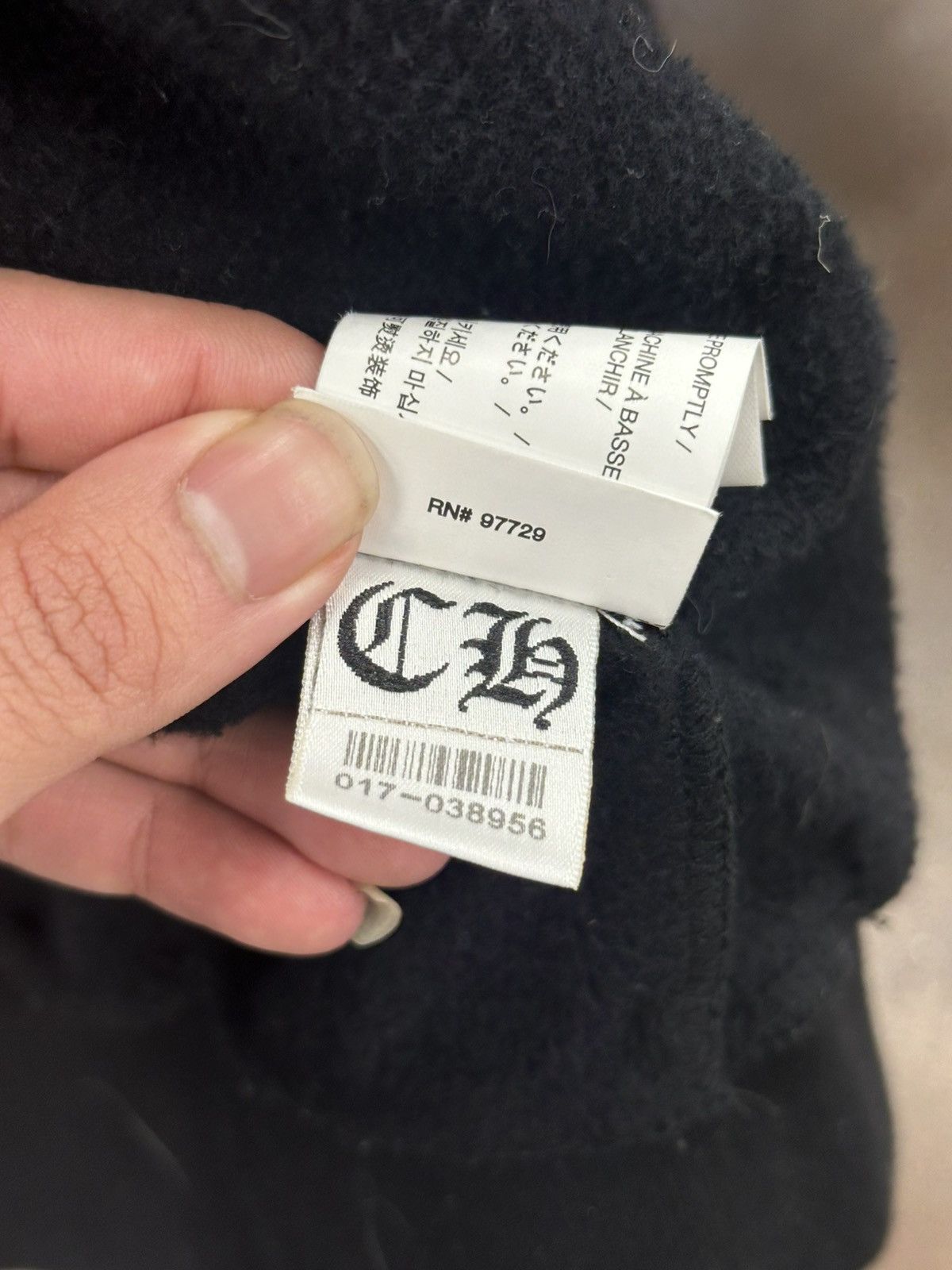 Chrome Hearts Chrome Hearts zip up icy blue font Size US M / EU 48-50 / 2 - 10 Thumbnail
