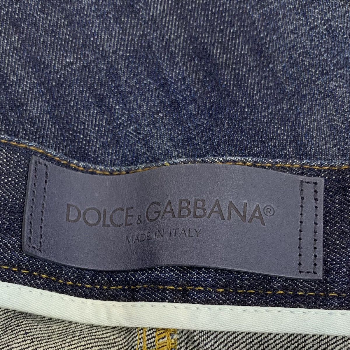 Dolce & Gabbana Dolce & Gabbana Dark Blue Distressed Denim Pants K26WX Size US 36 / EU 52 - 6 Thumbnail