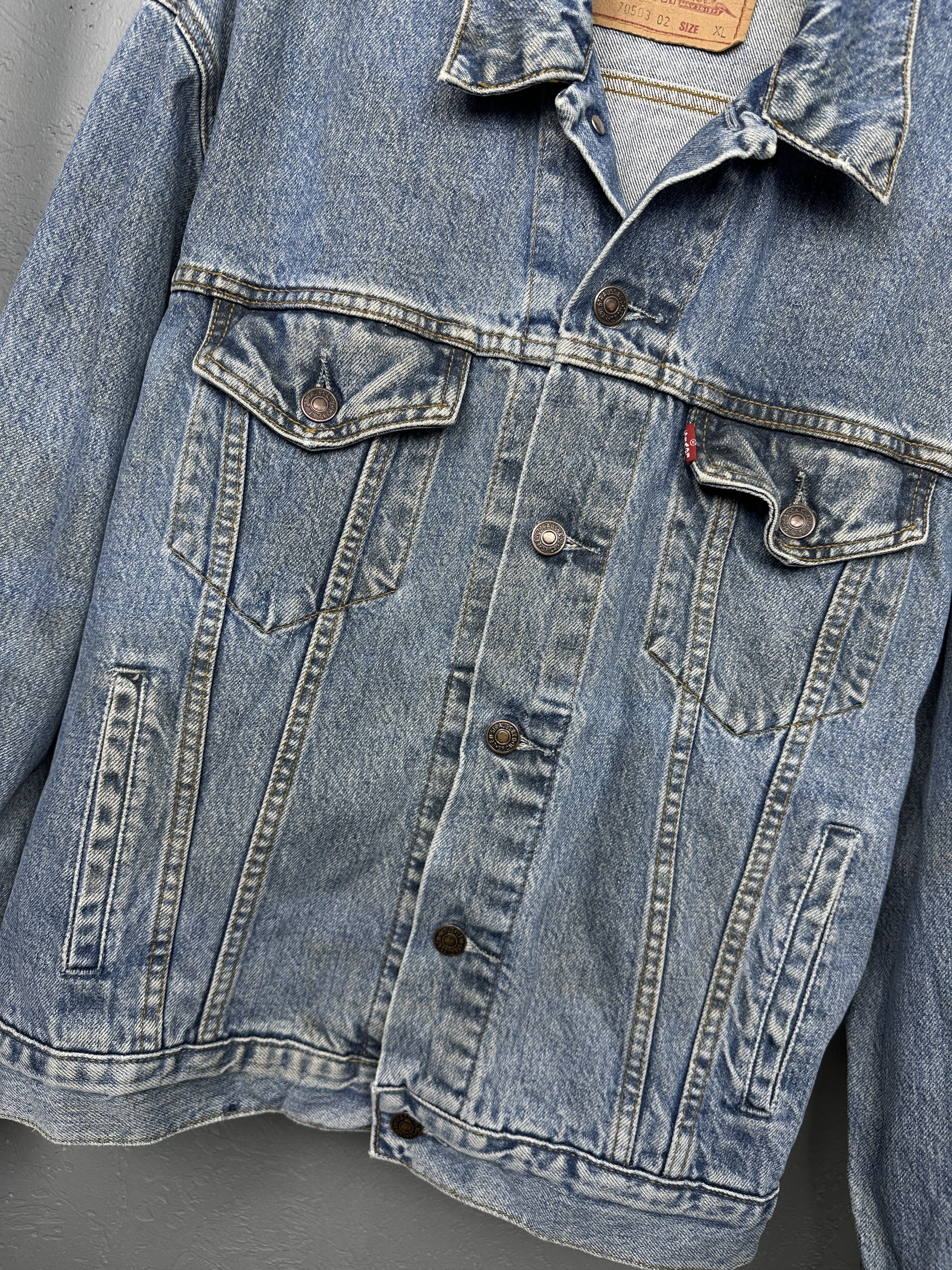Levi's Levi's Vintage Mens Denim Jacket Size US XL / EU 56 / 4 - 3 Thumbnail