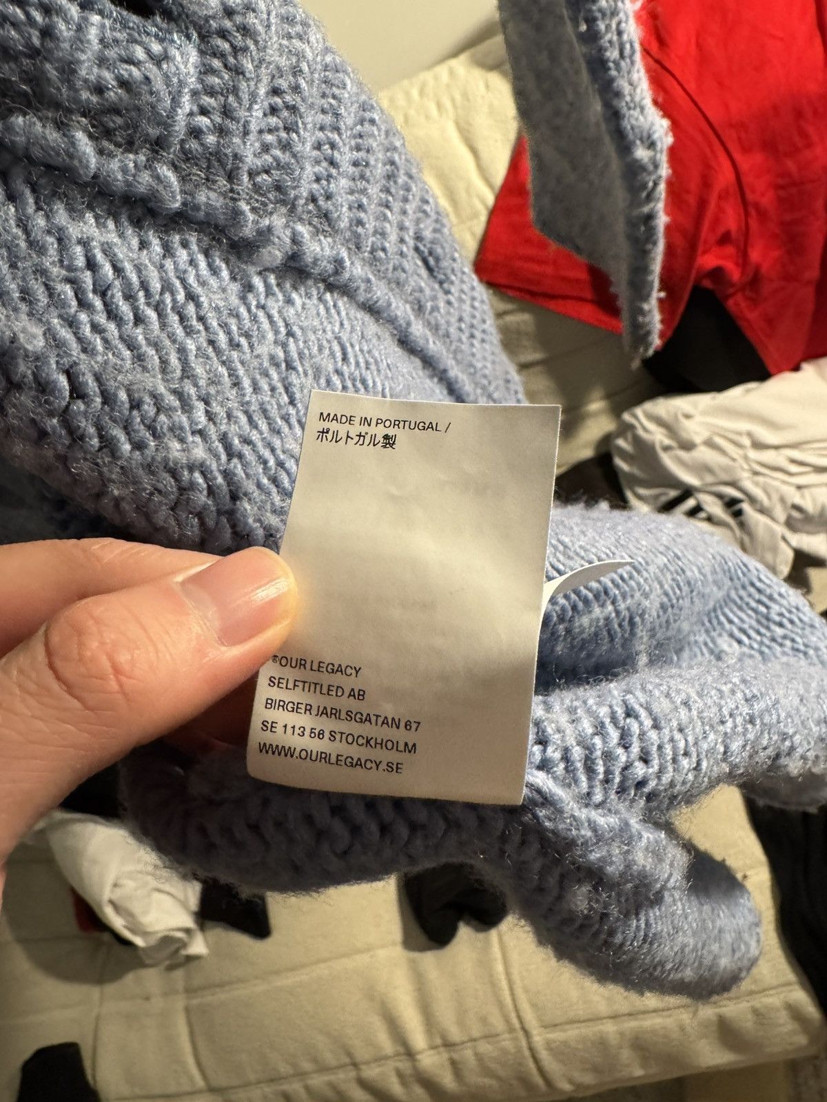 Our Legacy Our legacy baby blue cardigan Size US S / EU 44-46 / 1 - 5 Thumbnail