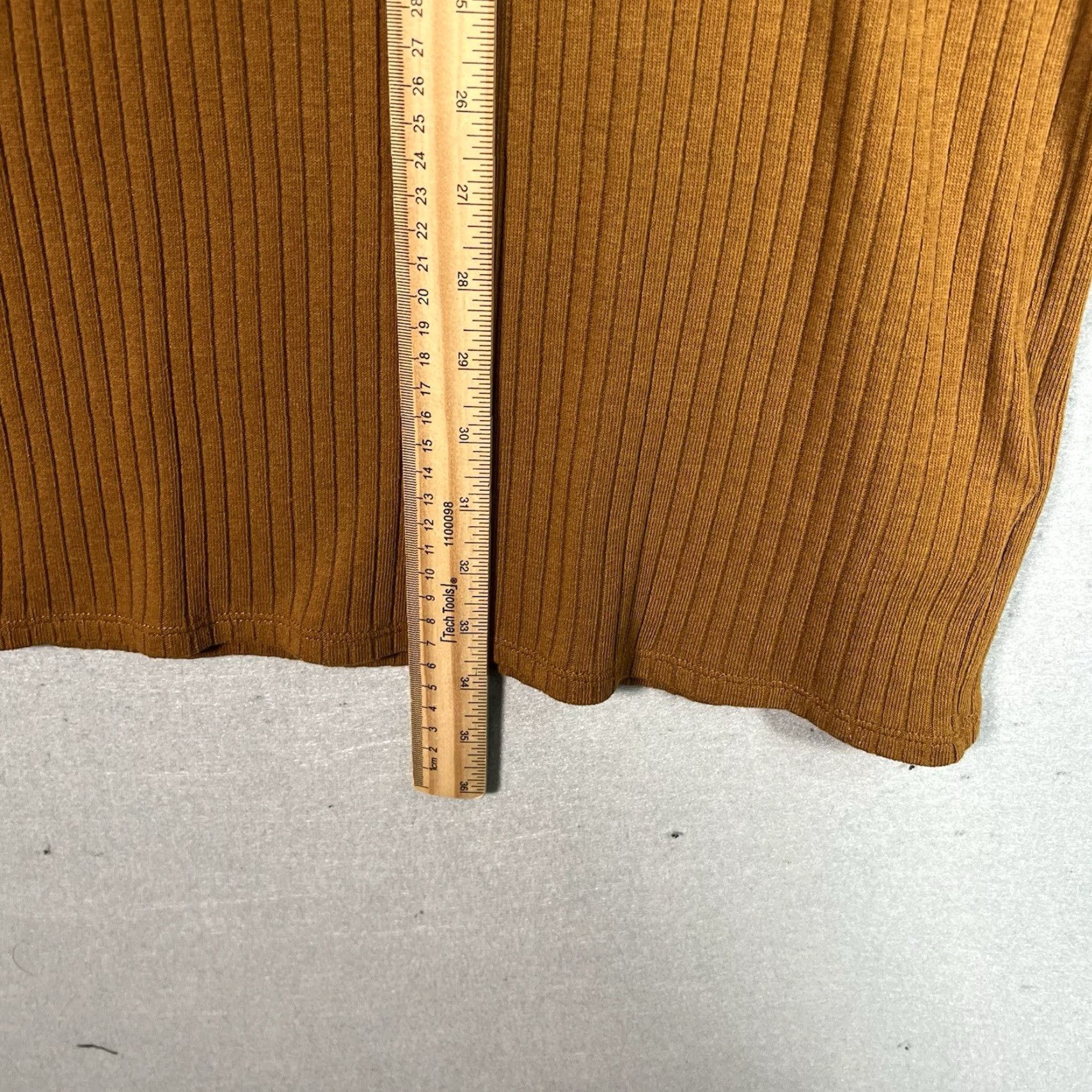 Madewell VINTAGE Madewell Ribbed Polo Knit Mini Dress Shirt Womens Small Brown Size S / US 4 / IT 40 - 4 Thumbnail