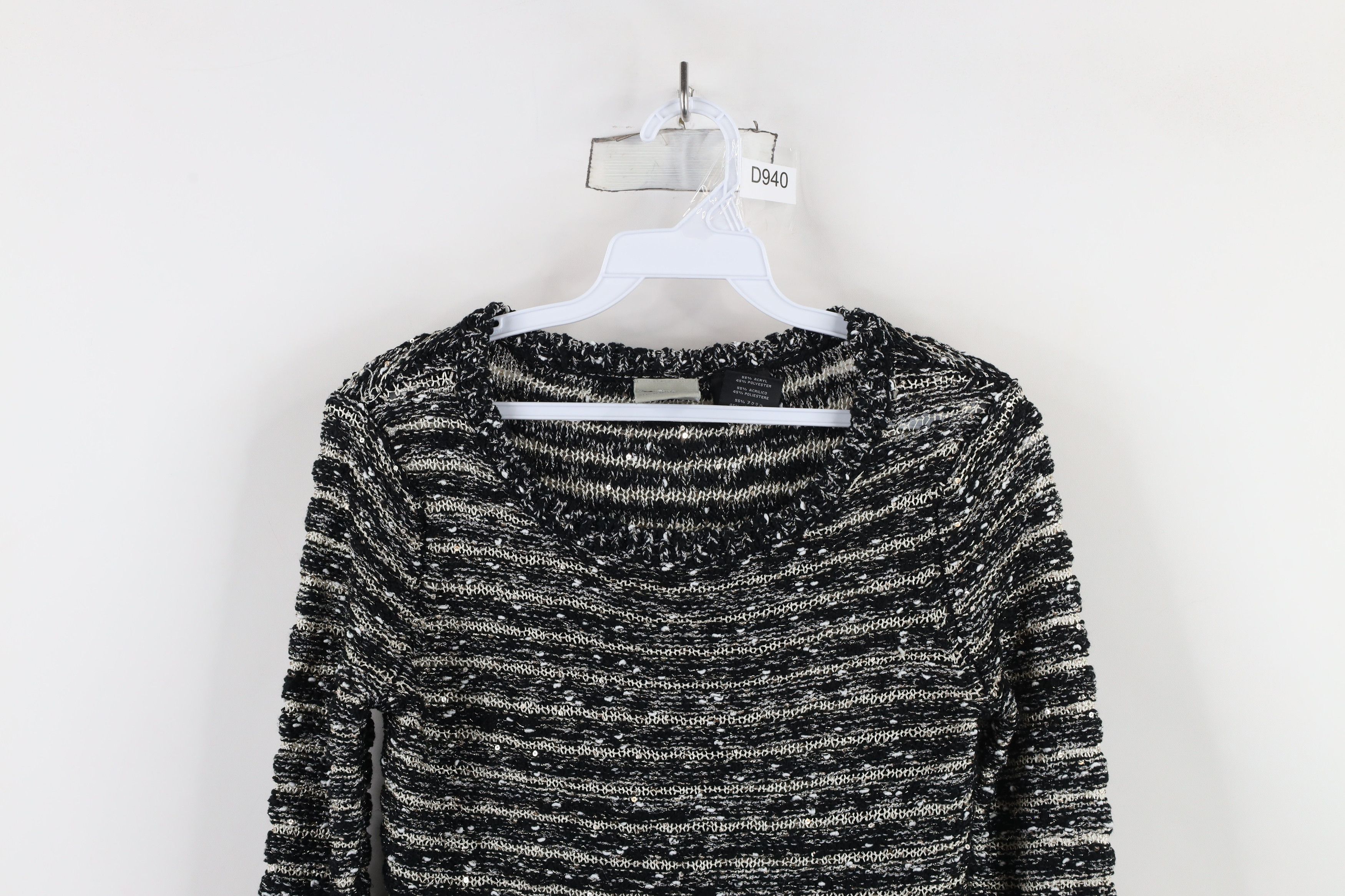 Harley Davidson × Vintage Vintage Y2K Harley Davidson Striped Ribbed Knit Sweater Size S / US 4 / IT 40 - 2 Thumbnail