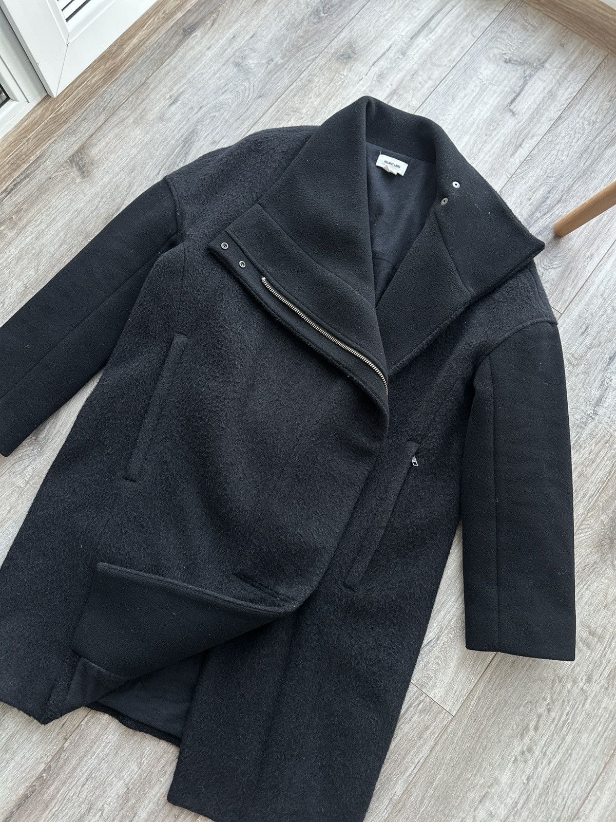 Helmut Lang HELMUT LANG Alpaca Coat Pea Jacket Double Breasted 90s Size US S / EU 44-46 / 1 - 5 Thumbnail