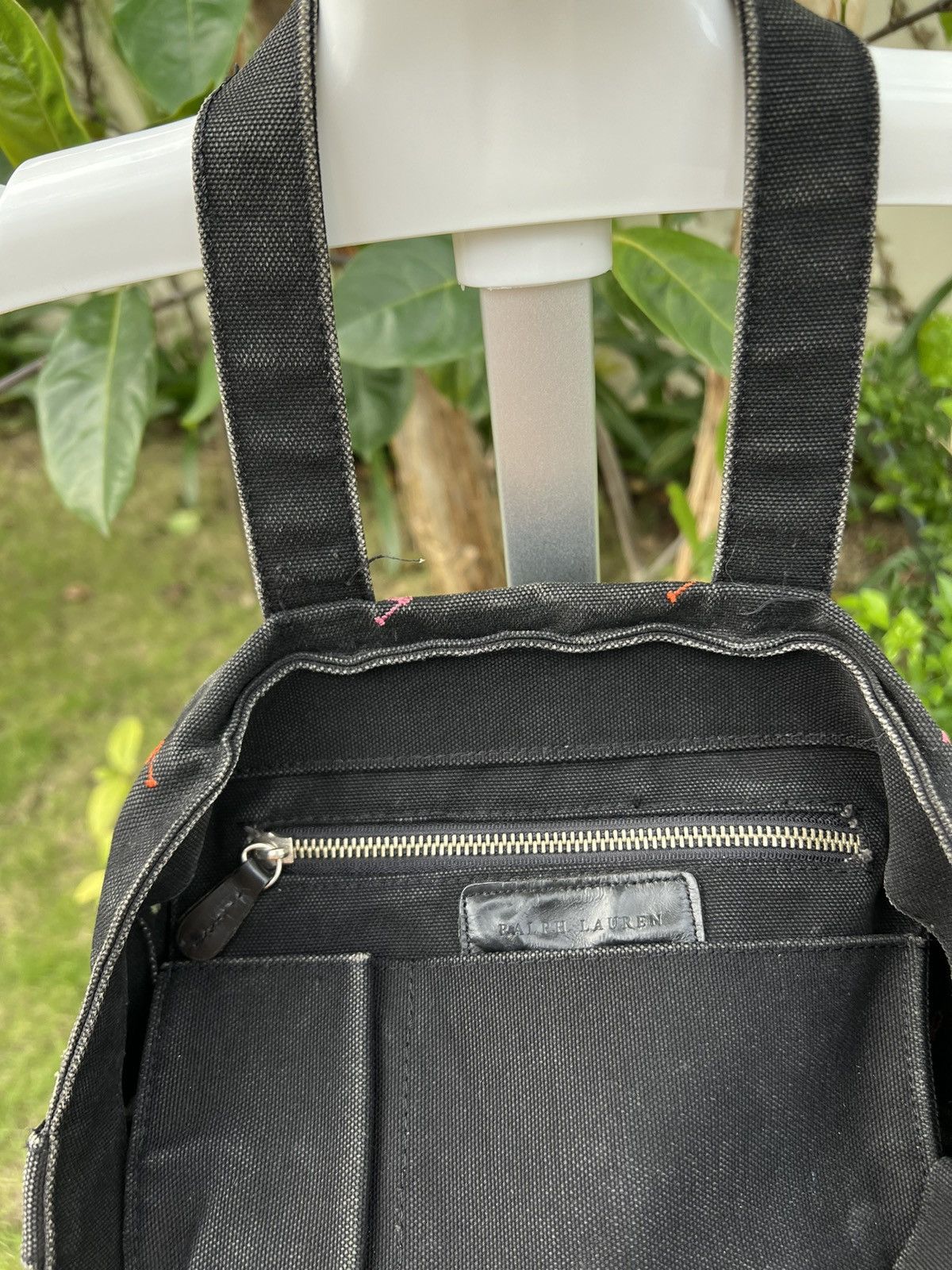 Ralph Lauren × Vintage 90's RARE RALPH LAUREN MONOGRAM BAG RETRO Size ONE SIZE - 4 Thumbnail