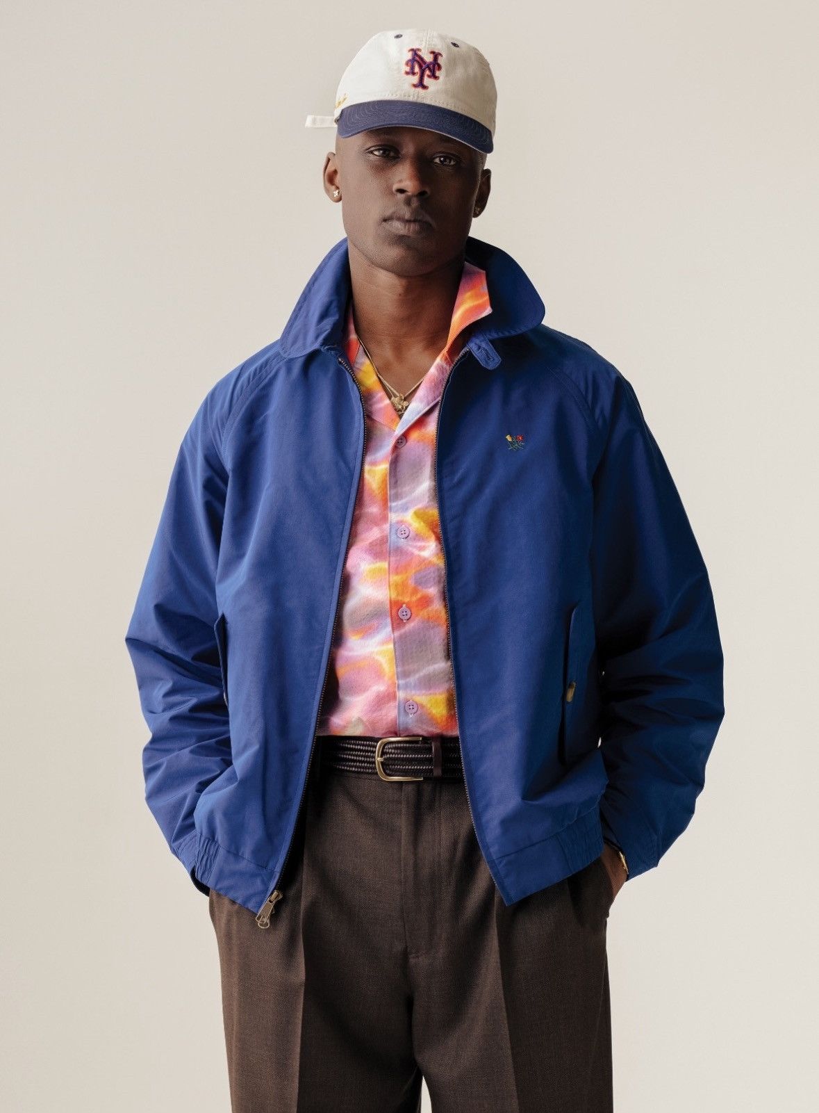 Aime Leon Dore Aime Leon Dore Aqua Print Seersucker Shirt sunset Size US XXL / EU 58 / 5 - 2 Thumbnail