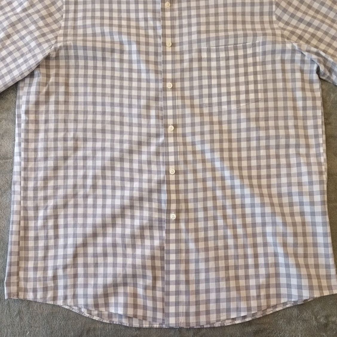Van Heusen Van Heusen Shirt Mens 16.5 Purple Plaid Long Sleeve Button Up Classic Fit - Vintage Size US XL / EU 56 / 4 - 5 Thumbnail