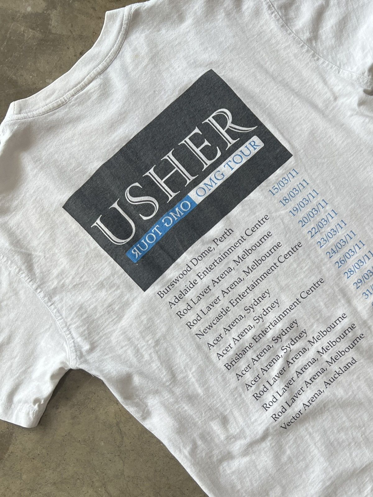 Band Tees × Rap Tees × Vintage Vintage 2000s Usher OMG Album Cover Tee Small Size US S / EU 44-46 / 1 - 4 Thumbnail