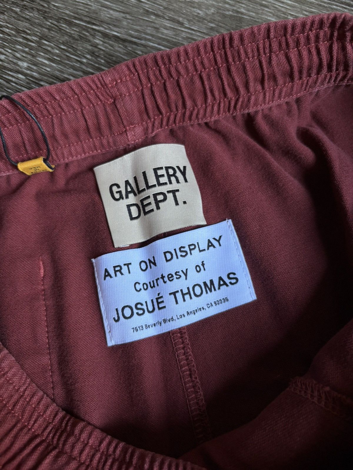 Gallery Dept. Gallery Dept. Maroon Zuma Shorts Size US 33 - 8 Thumbnail