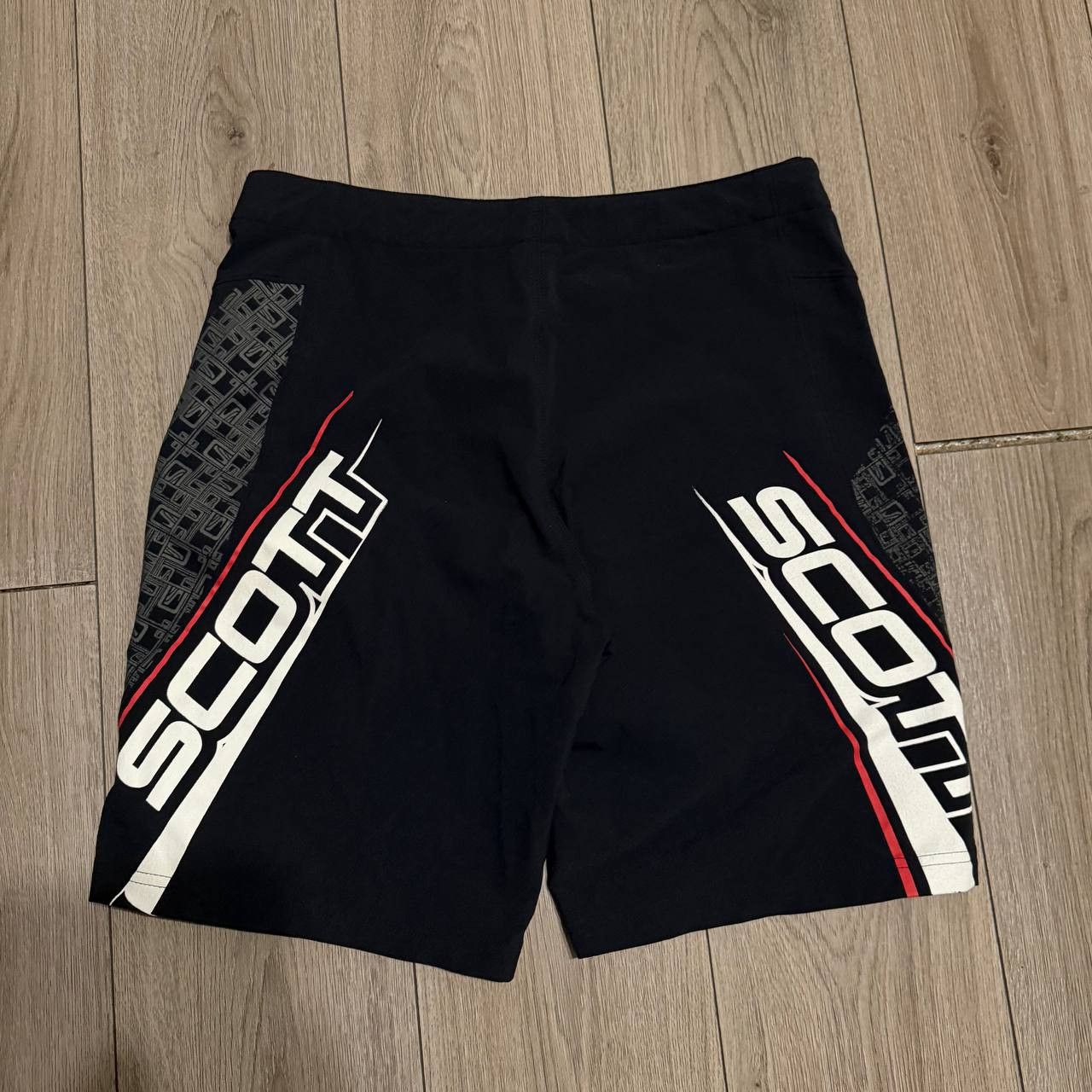 Other Scott mens Black MTB Bike Ride Printed Shorts Large Size US 32 / EU 48 - 1 Thumbnail