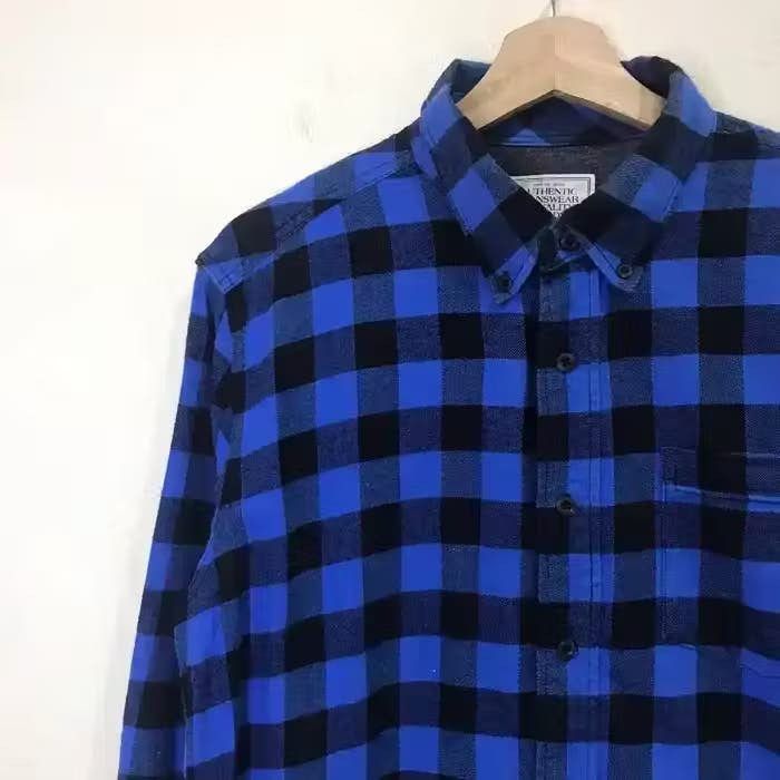 Flannel Japanese Brand Topvalu Plaid Tartan Flannel Shirt Size US M / EU 48-50 / 2 - 4 Thumbnail