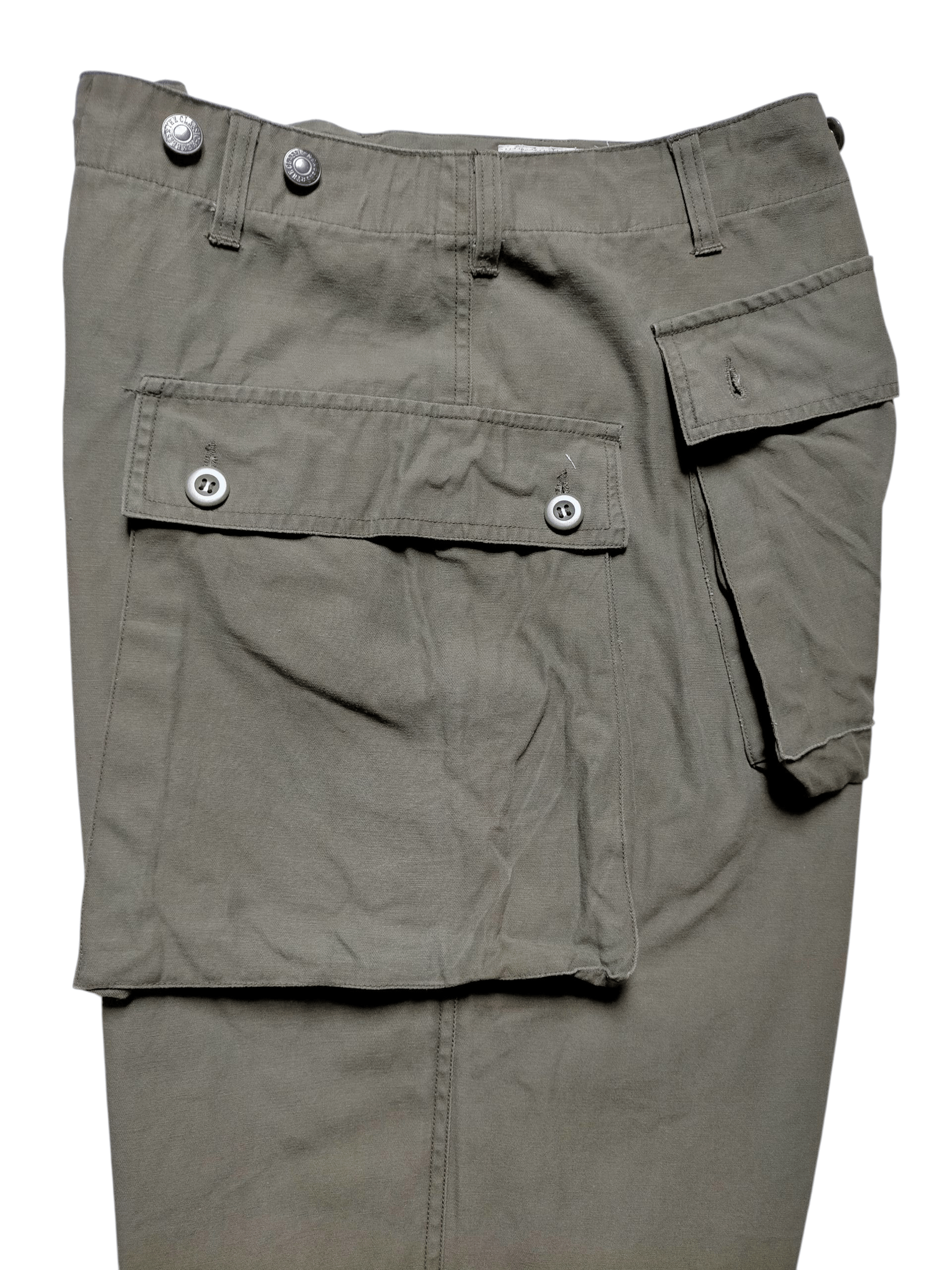 Japanese Brand Army Air Force Green Olive Monkey Pants Size US 31 - 12 Thumbnail