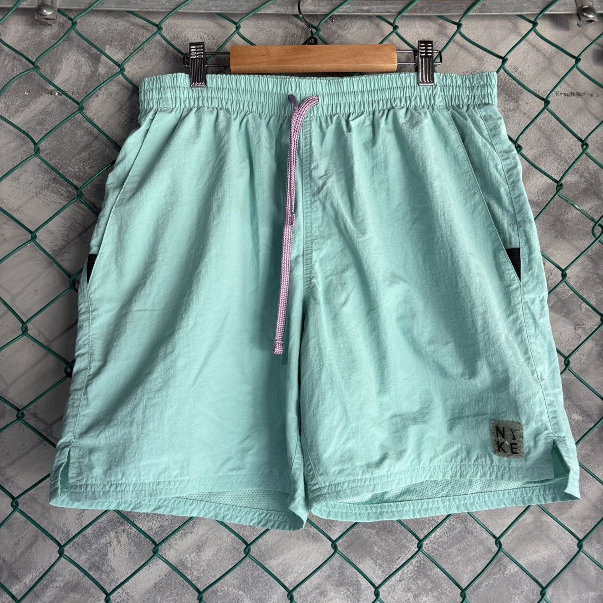 Nike Nike Shorts Mens M Blue Swim Trunks Drawstring Lined Pocket Size US 32 / EU 48 - 2 Thumbnail