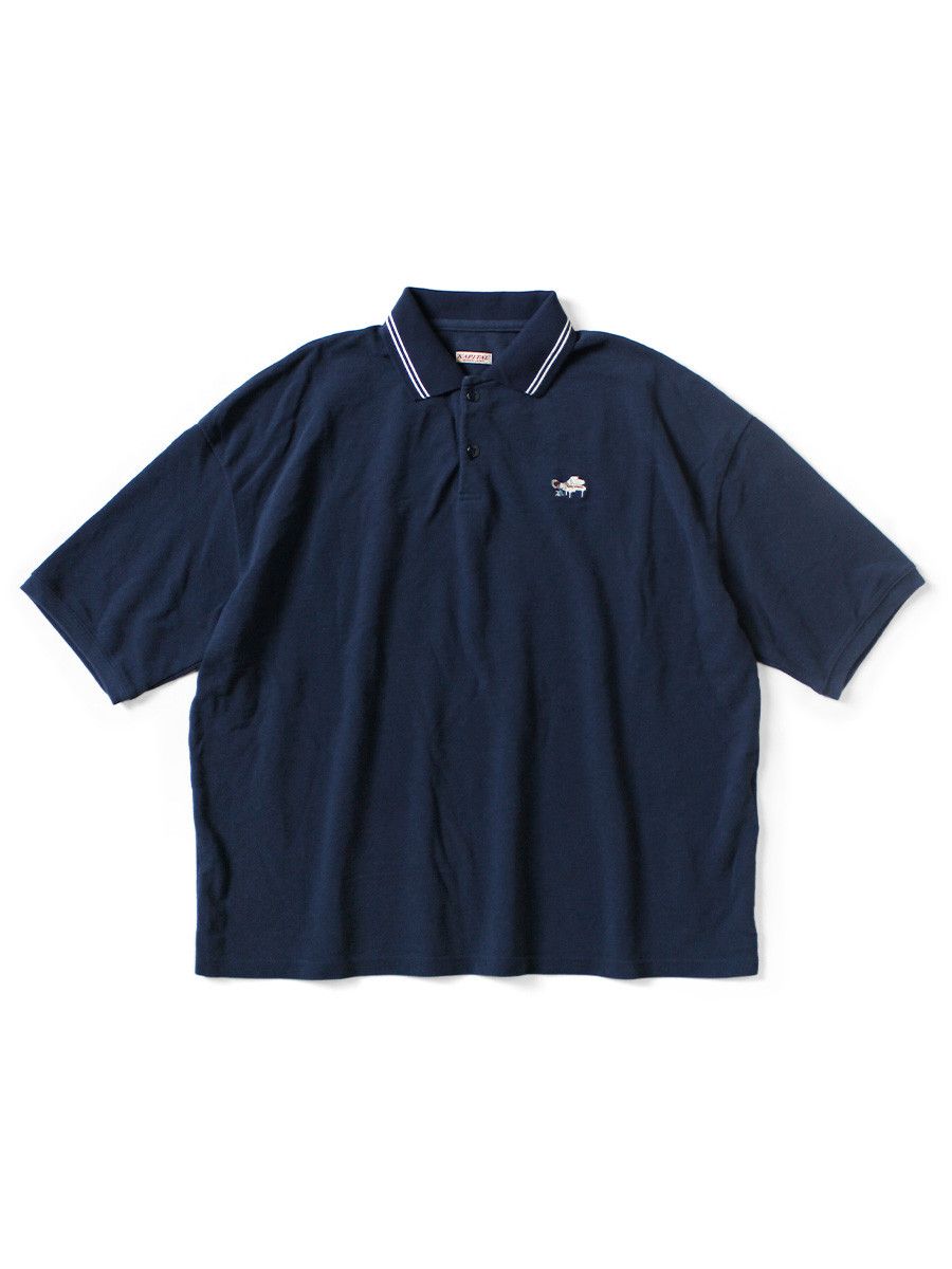 Kapital KAPITAL Dry Kanoko Box Polo shirt Piano Size US XL / EU 56 / 4 - 1 Thumbnail