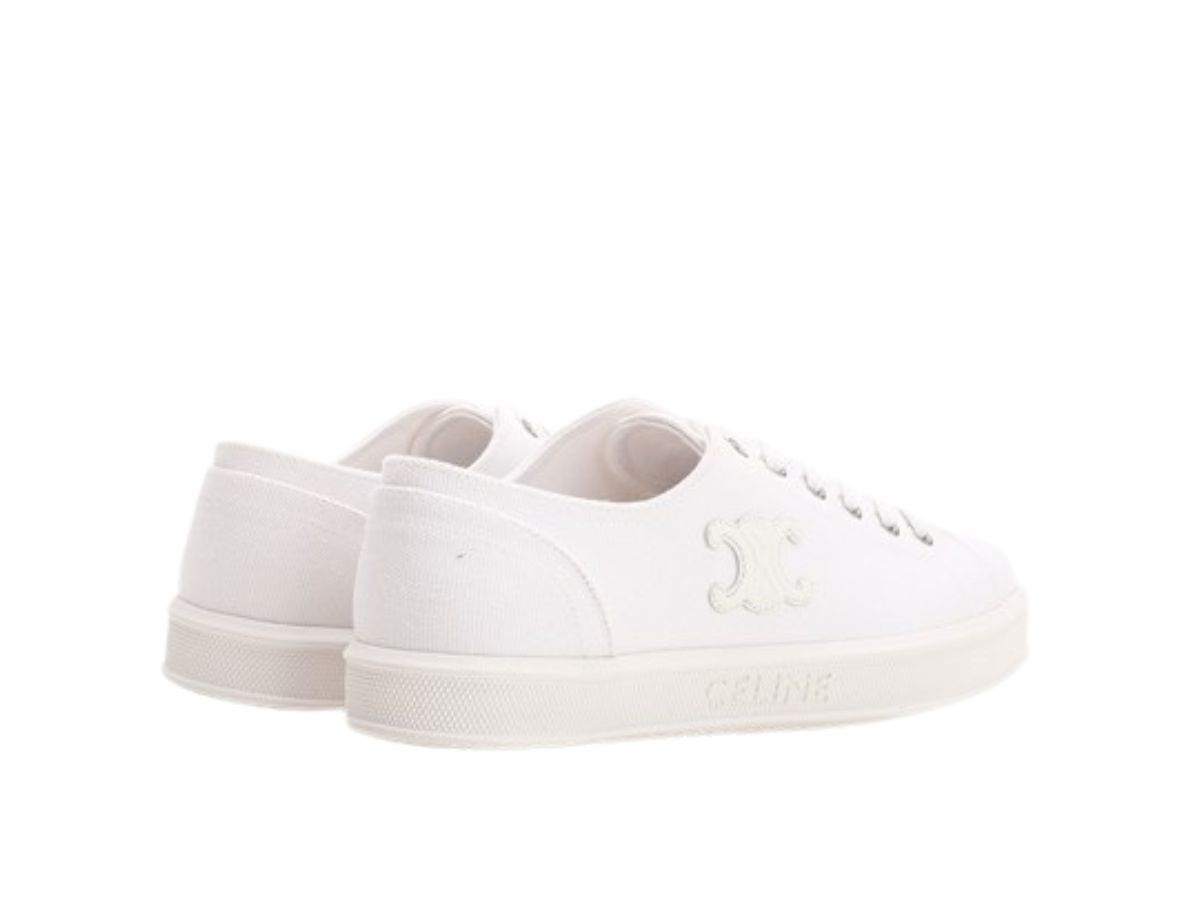 Celine o1bcso1str0625 355842220C Low-Top Sneakers in Optic White Size US 10 / IT 40 - 3 Thumbnail