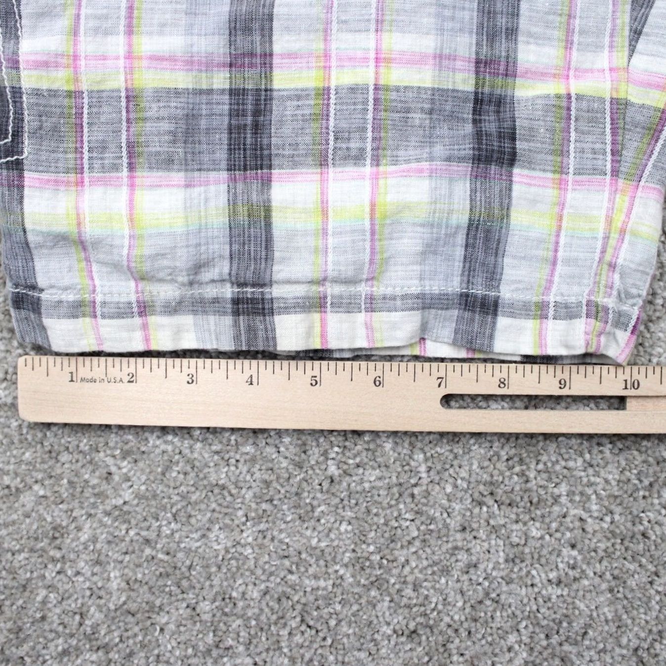Tommy Bahama Tommy Bahama Linen Shorts Men 32 Flat Front Inseam 10" White Gray Pink Yellow Beach Outdoor Casual Business Workwear Size US 32 / EU 48 - 6 Thumbnail