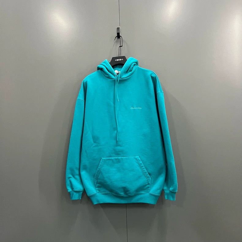 Balenciaga Balenciaga Peacock sees embroidered small logo hoodie Size US M / EU 48-50 / 2 - 1 Thumbnail