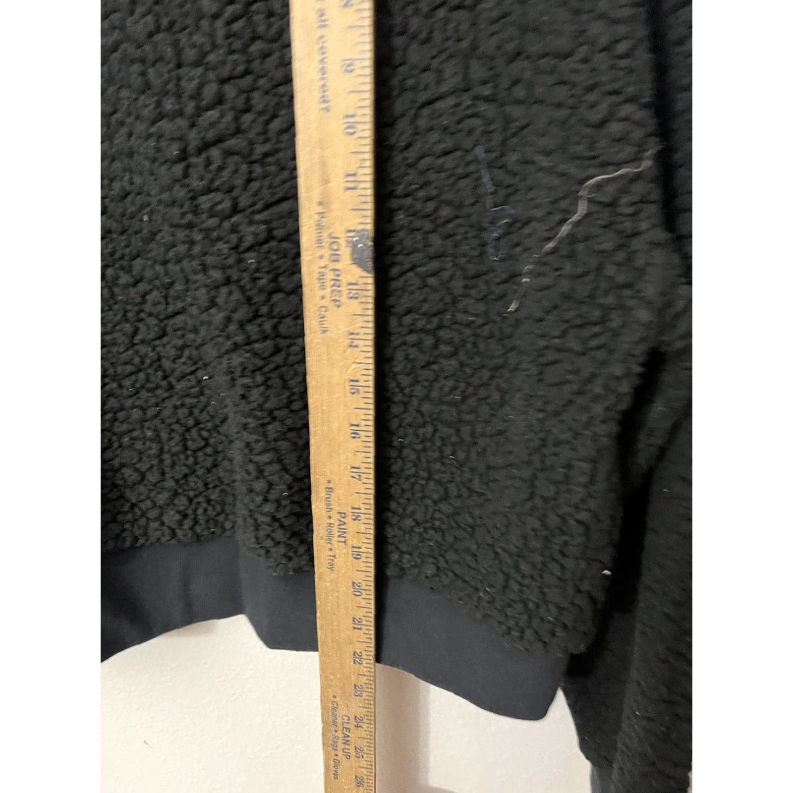 Victoria's Secret VINTAGE Victoria's Secret PINK Black Sherpa 1/4 Zip Long Sleeve Pullover Sweater Sz M Size M / US 6-8 / IT 42-44 - 5 Thumbnail