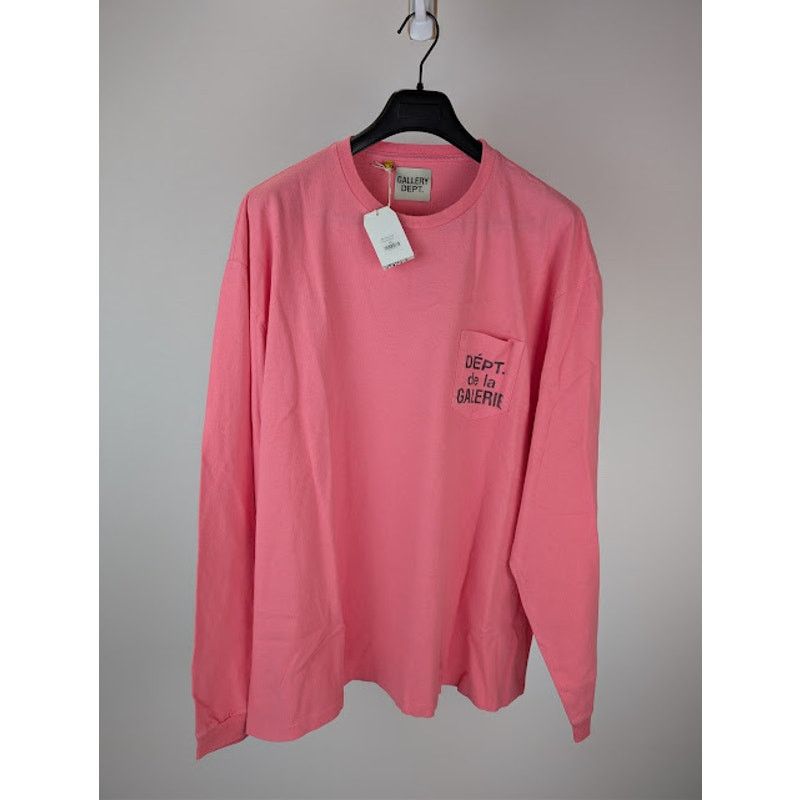 Gallery Dept. o1rshd1 French Logo Long Sleeve T-Shirt in Salm Size US XXL / EU 58 / 5 - 8 Thumbnail