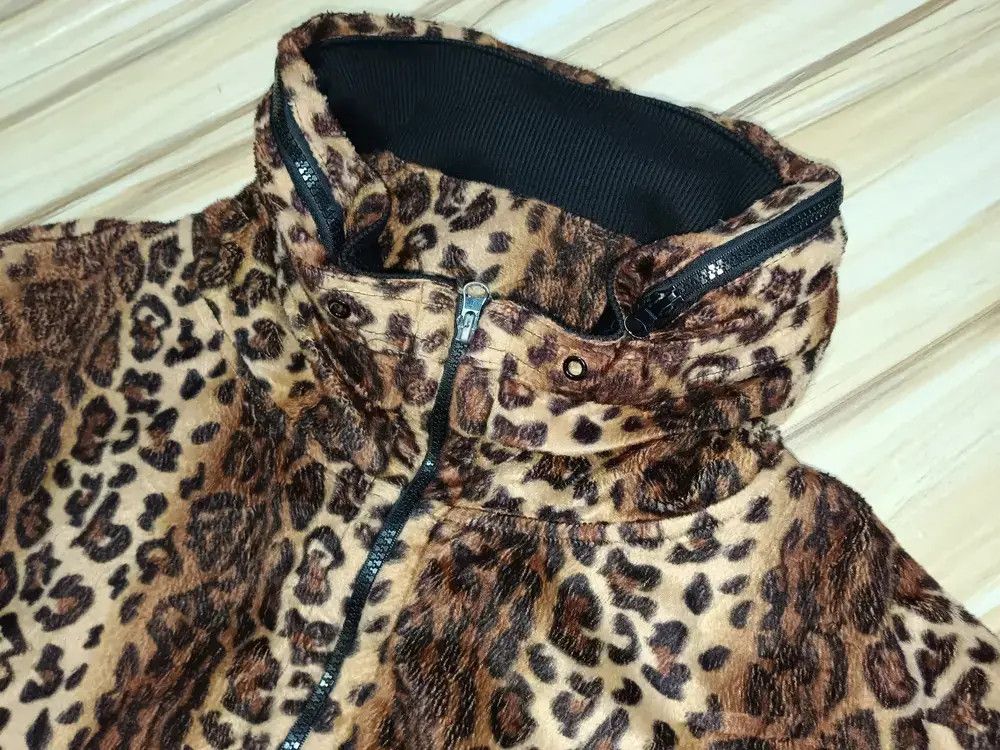 Hysteric Glamour Leopard Sweater Zip Hoodie Jacket Clash Ahead Size US XL / EU 56 / 4 - 5 Thumbnail