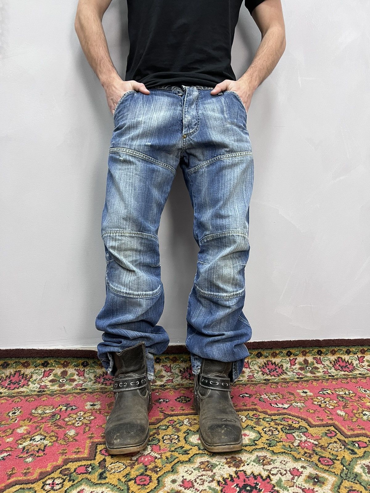 G-Star × Hysteric Glamour × Le Grande Bleu (L.G.B.) G-STAR Raw 96 ELWOOD legrandebleu STYLE Pants Jeans Size US 32 / EU 48 - 1 Thumbnail