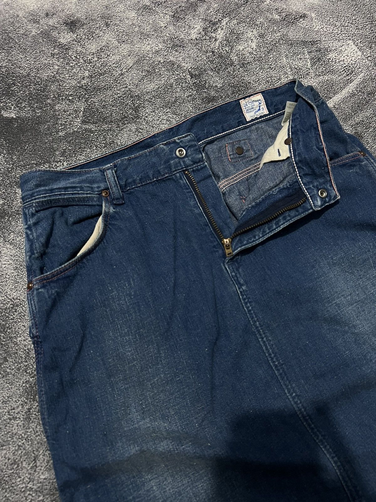 Orslow Orslow Denim Midi Skirt Buckle Back Size 29" - 6 Thumbnail