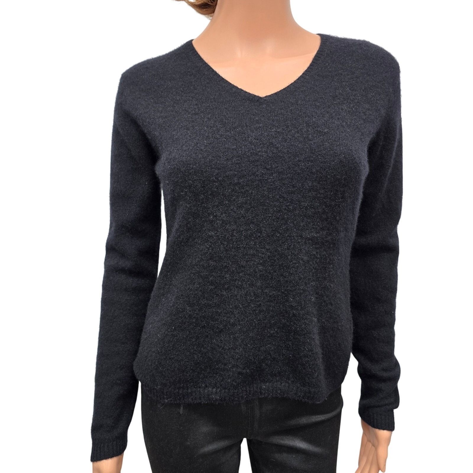 Other Prague Cashmere Sweater V-Neck 100% Cashmere M Lightweight Size M / US 6-8 / IT 42-44 - 4 Thumbnail
