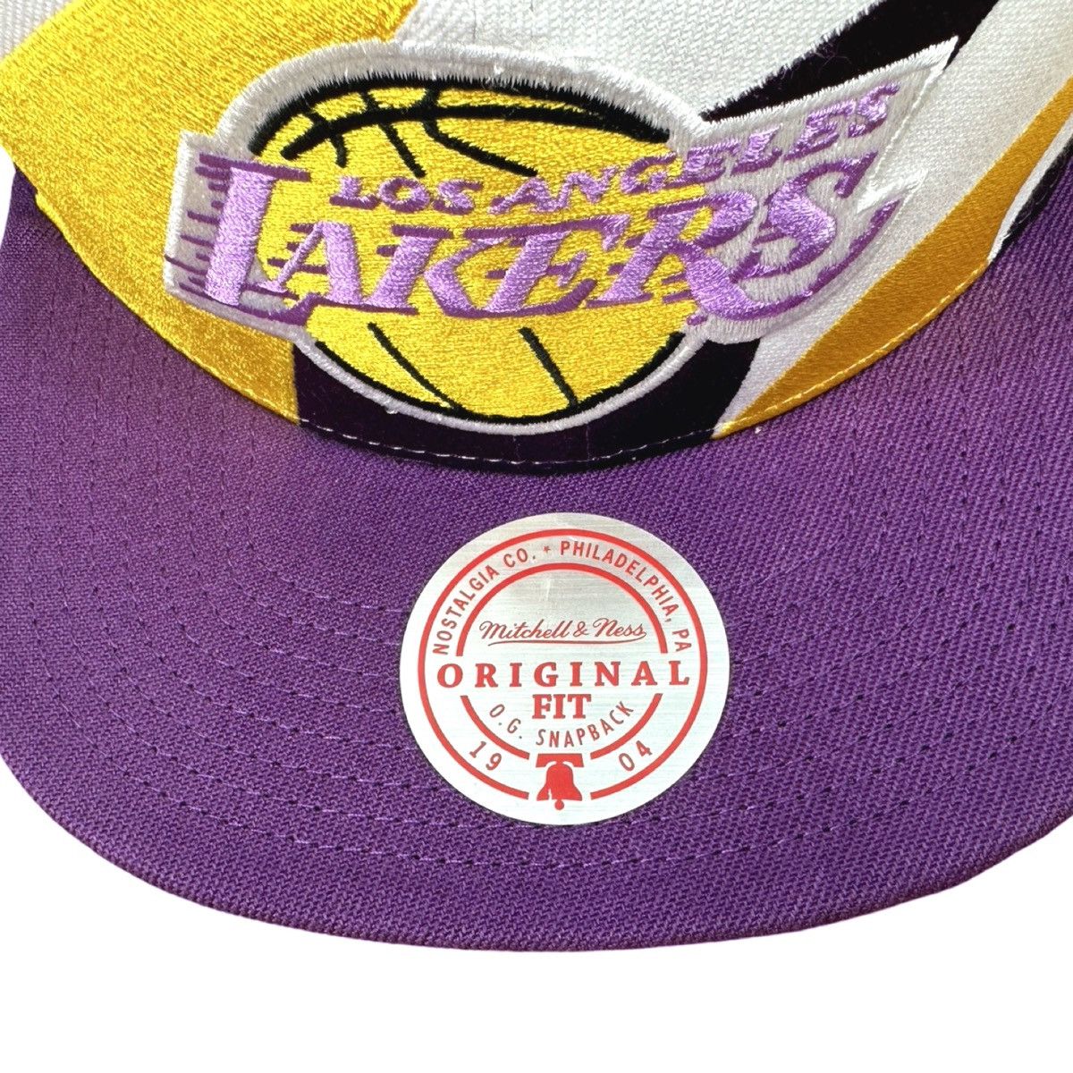 Mitchell & Ness × NBA Mitchell & Ness L.A. Lakers Shark Tooth SnapBack Size ONE SIZE - 6 Thumbnail