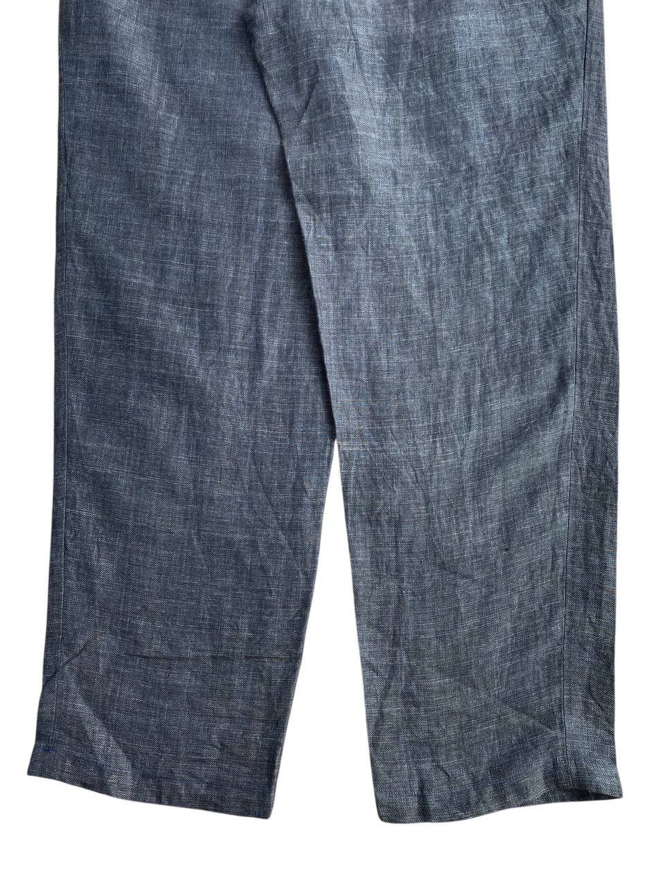 Nigel Cabourn Nigel Cobourn Blue Linen Ballon Fit Pants Size US 34 / EU 50 - 12 Thumbnail