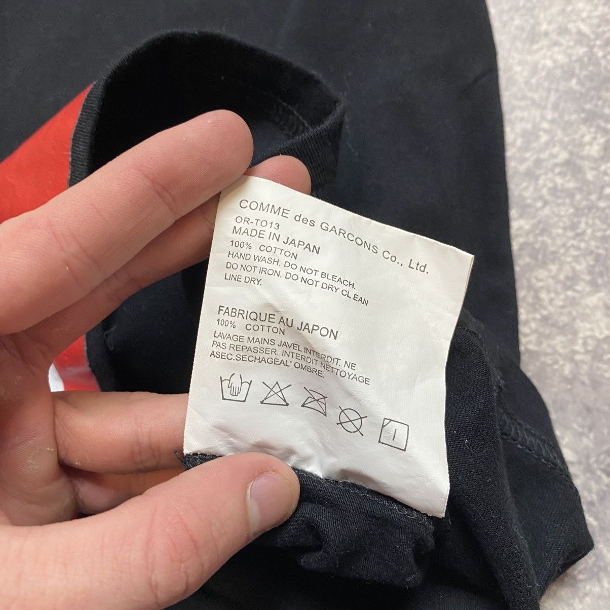Comme des Garcons PLAY Men’s Play Comme Des Garçons Style Big logo y2k tee Size US S / EU 44-46 / 1 - 7 Thumbnail