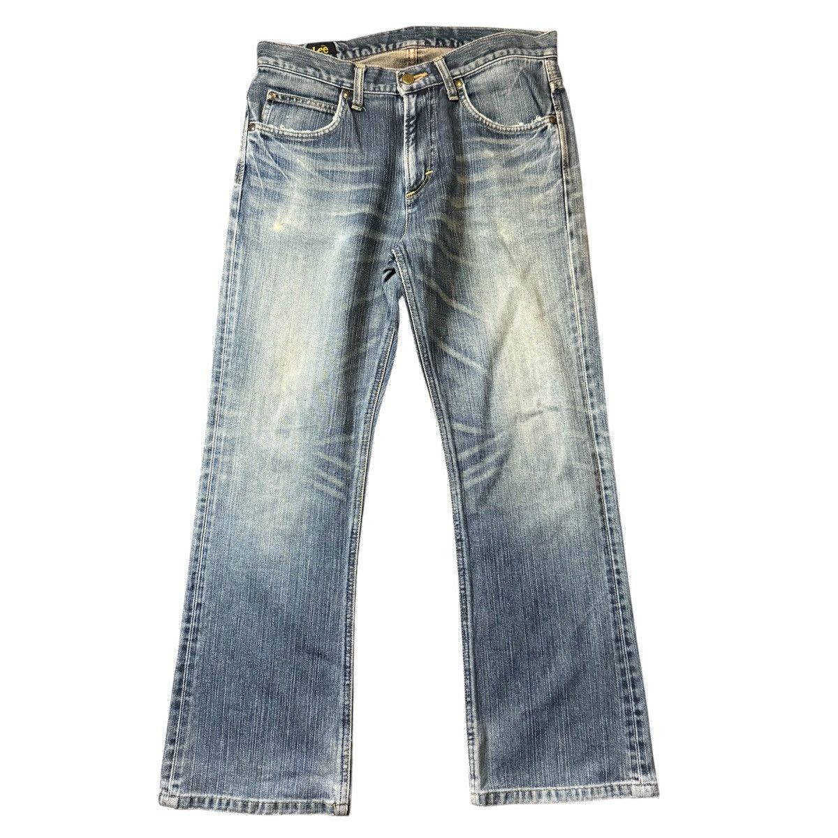 Beauty Beast 🔥🇯🇵 Vintage 90s Japanese Baggy Flared Jeans Size US 31 - 1 Thumbnail