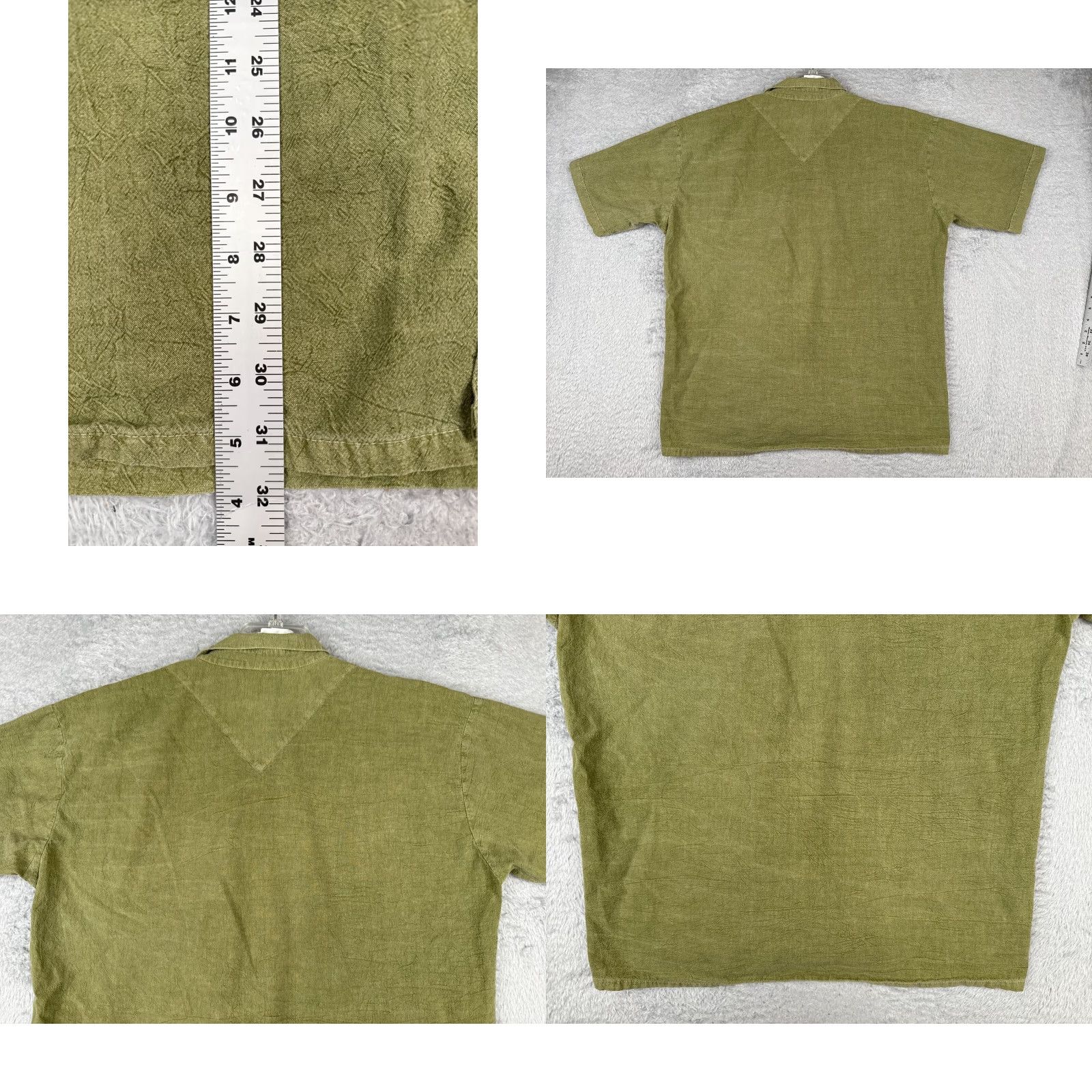 Vintage Miro Overseas Polo Shirt Men 2XL Green Cotton Knit Pocket Polo Shirt Men Green 2XL Oversized Casual Business Travel Golf Beach Outdoors Size US XXL / EU 58 / 5 - 9 Thumbnail