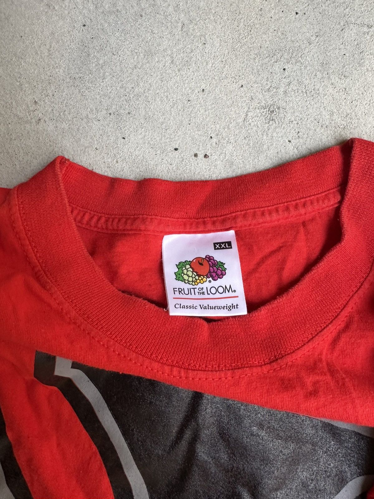Fruit Of The Loom RED IRON CROSS T-SHIRT Size US XL / EU 56 / 4 - 5 Thumbnail