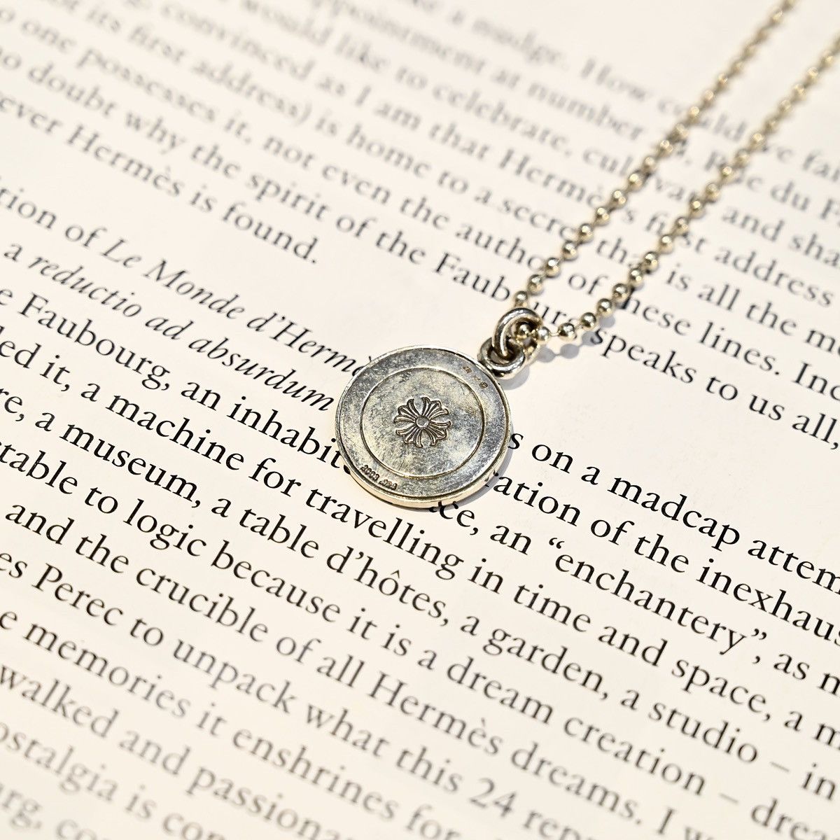 Chrome Hearts CHROME HEARTS ANGEL MEDAL PLUS BALL CHAIN NECKLACE SILVER Size ONE SIZE - 6 Thumbnail