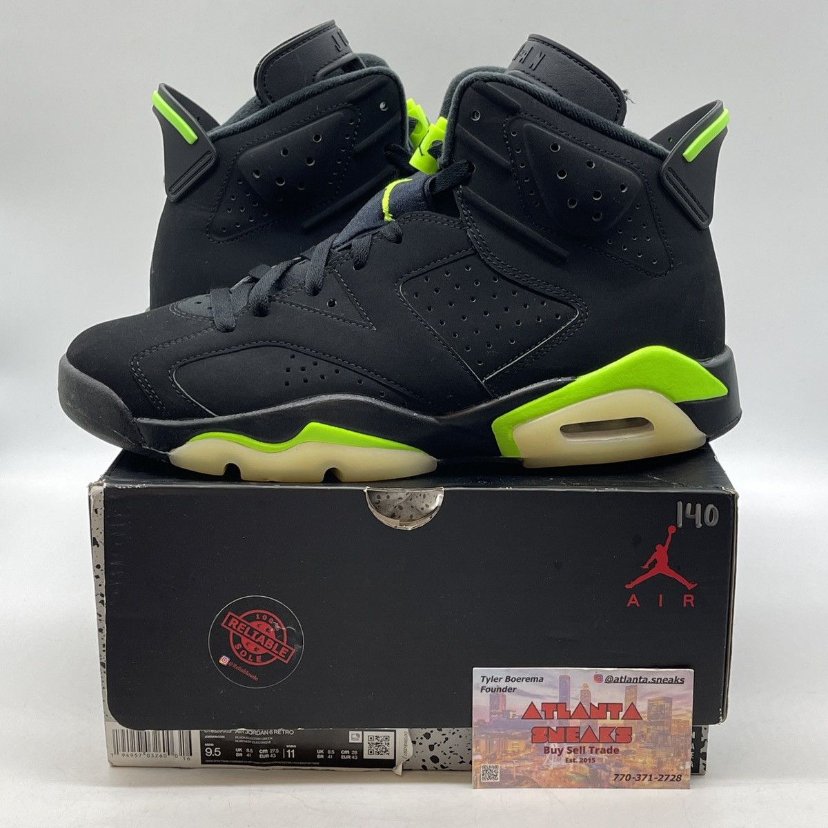 Jordan Brand Air Jordan 6 electric green Size US 9.5 / EU 42-43 - 1 Thumbnail